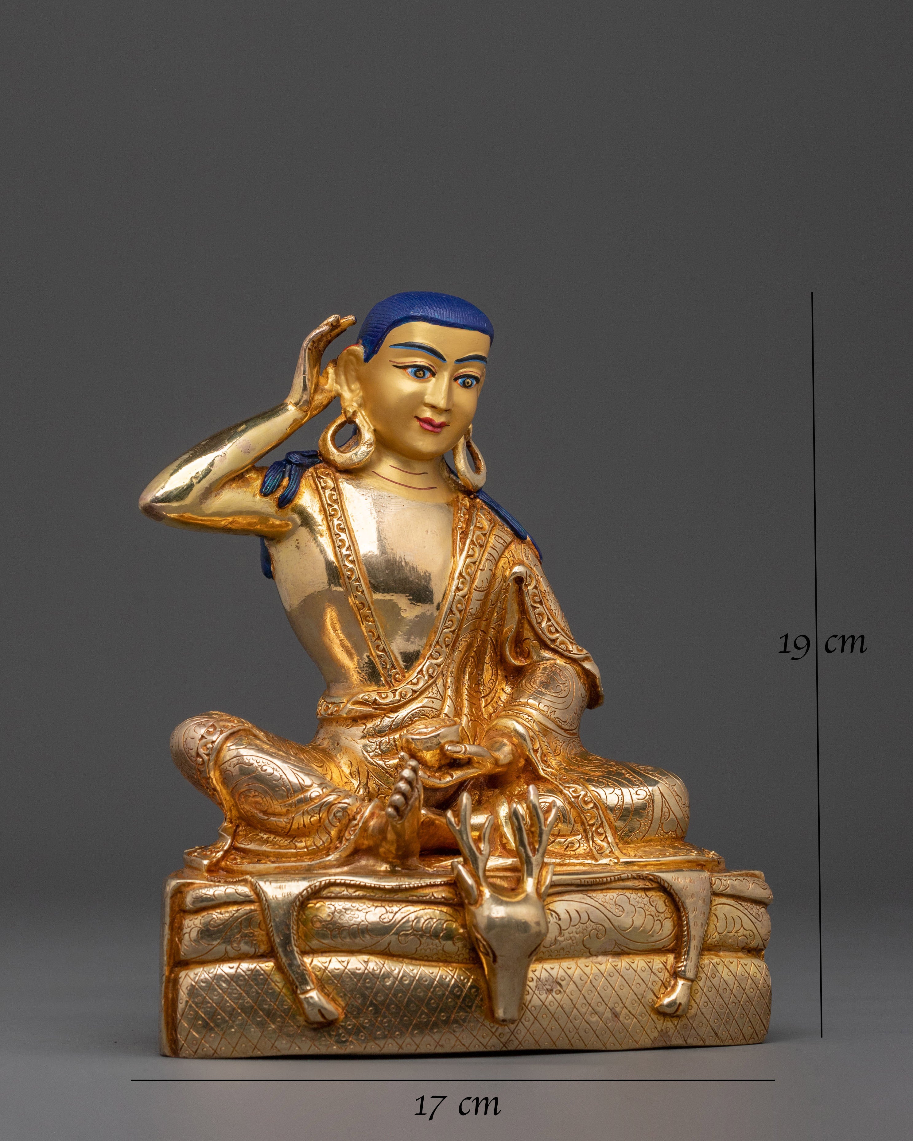 Milarepa Sacred Figurine | Buddhist Master of Wisdom