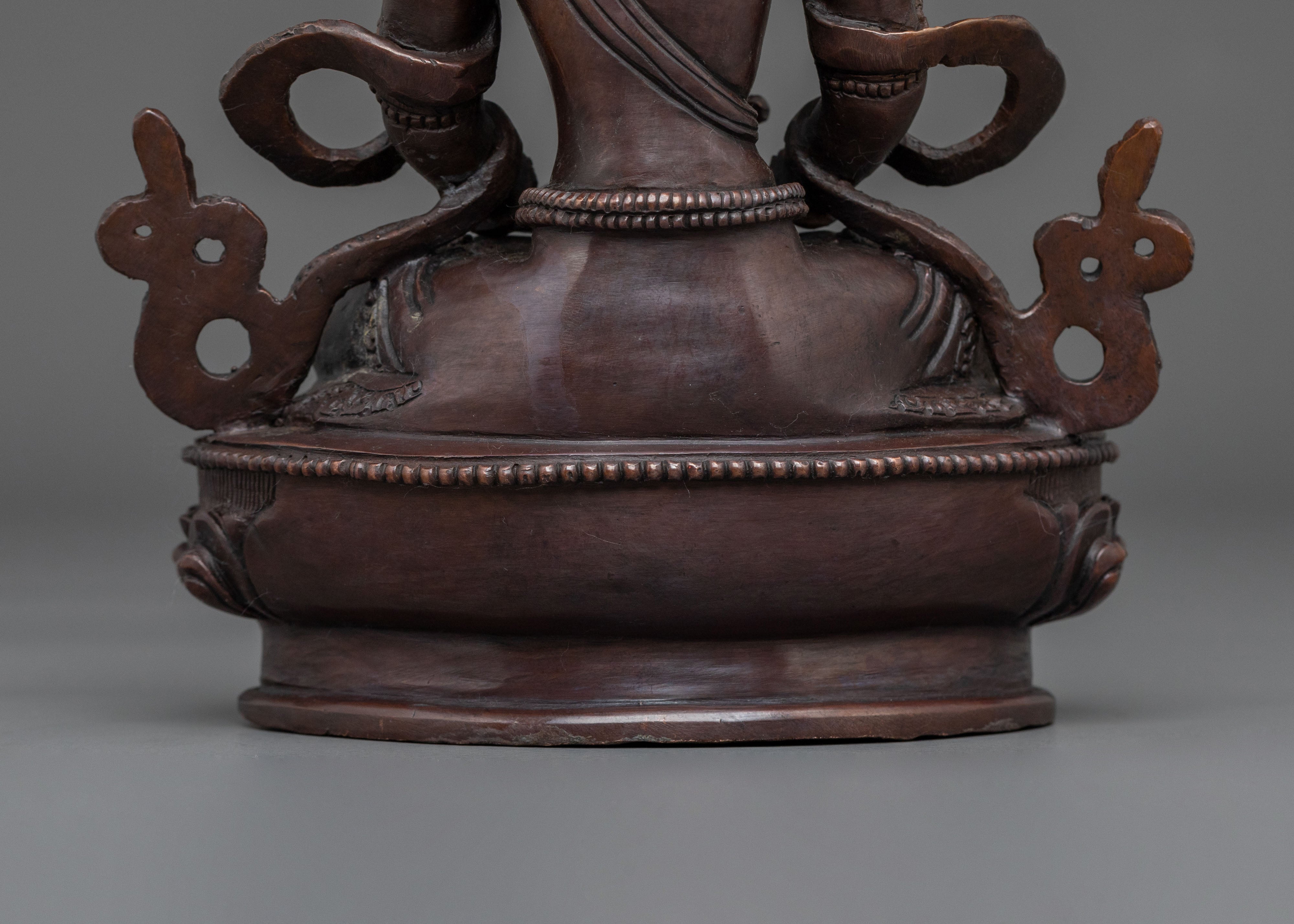 Vairocana Buddha Statue | Oxidized Copper Artistry