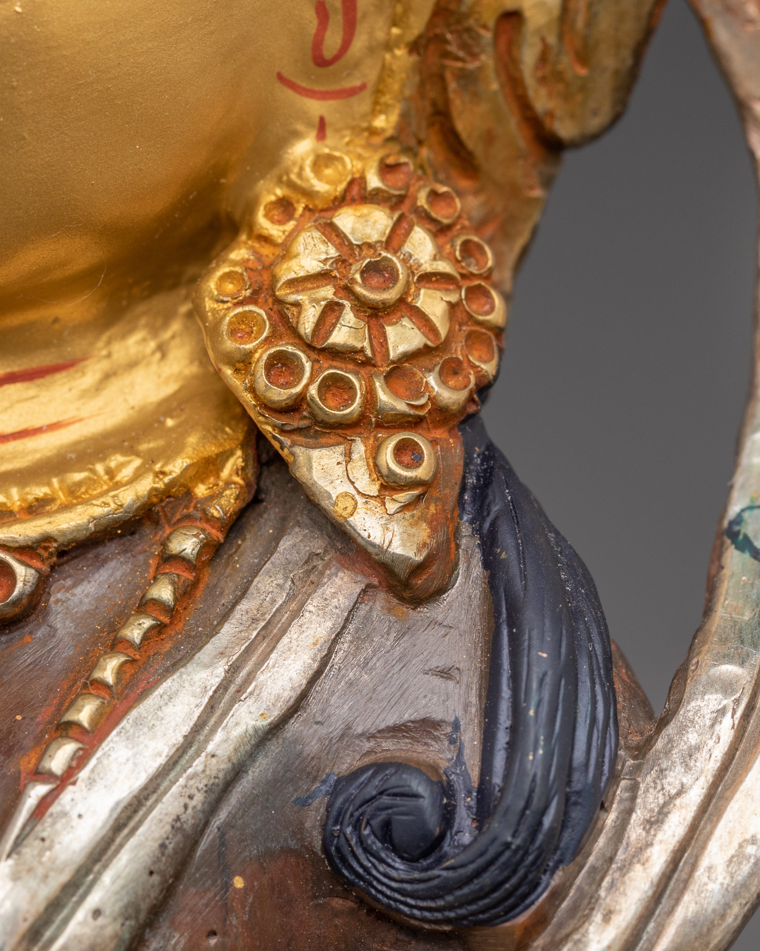 Guru Rinpoche Consorts Statue Set | A Sacred Union of Wisdom and Compassion