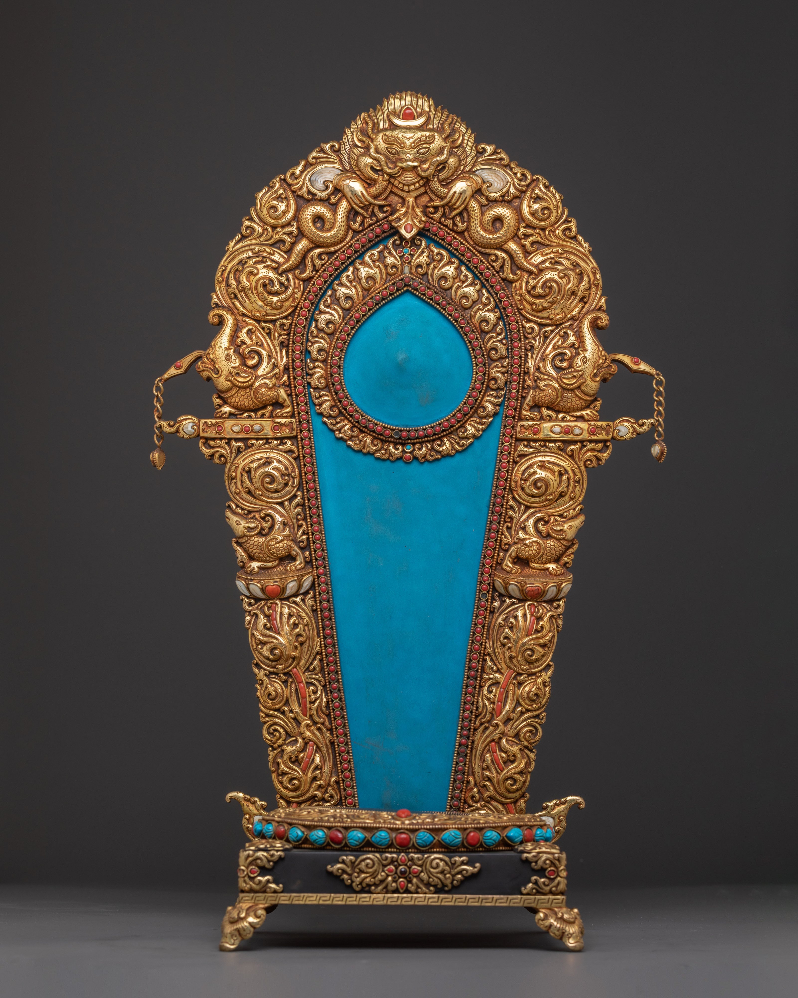 Padmapani Golden Statue | Meditational Decor