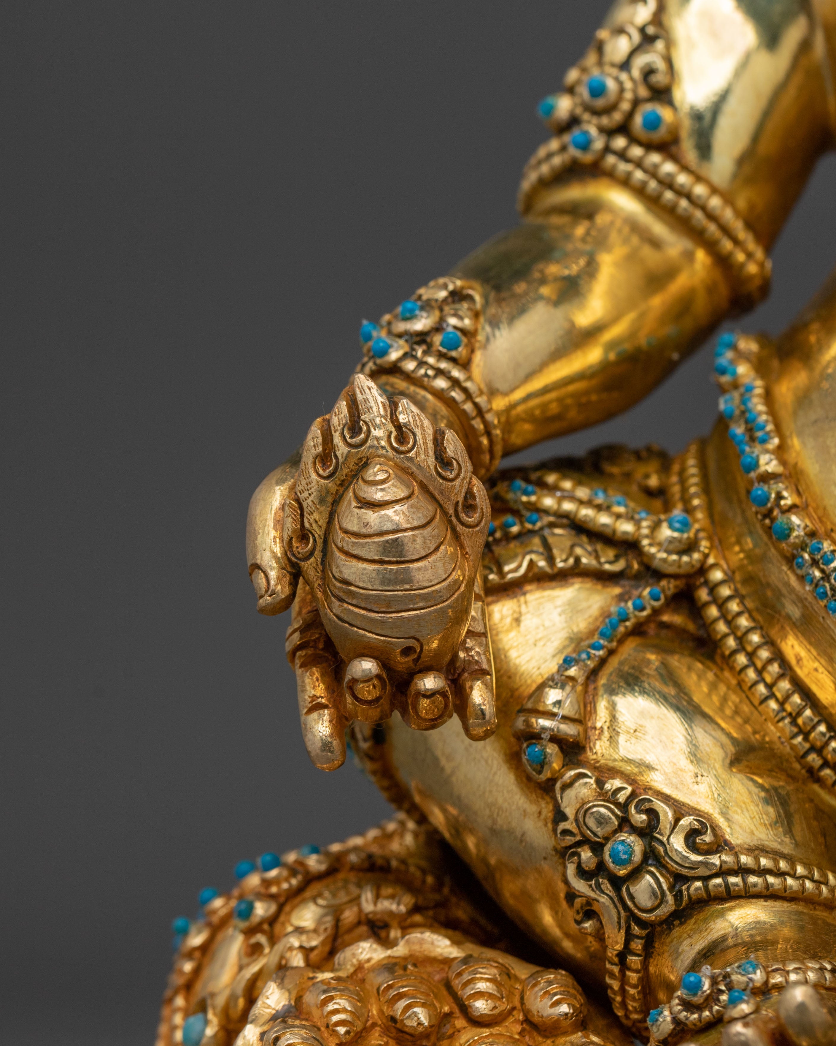 Dzambhala Deity of Abundance Statue | Symbol of Fortune and Generosity