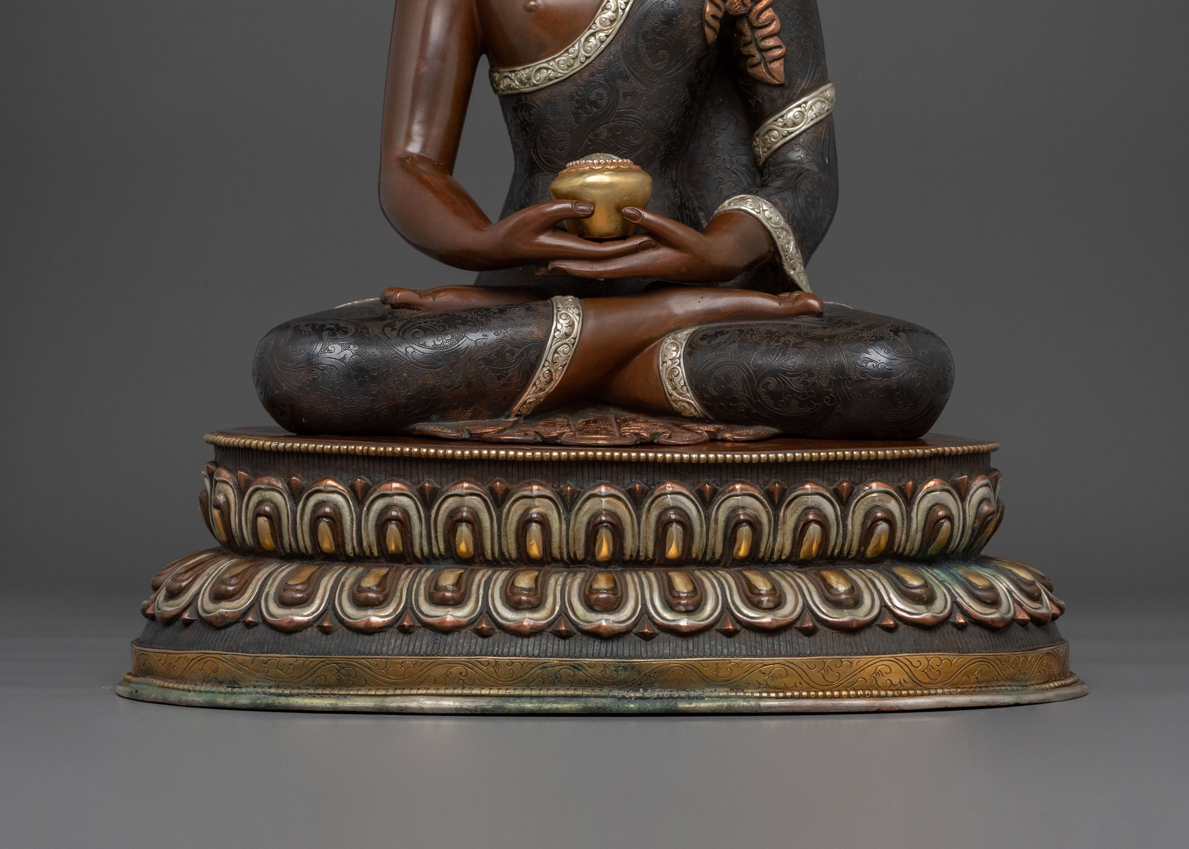 Pure Land Figurine of Amitabha Buddha | Sacred Tibetan Buddhist Figurine