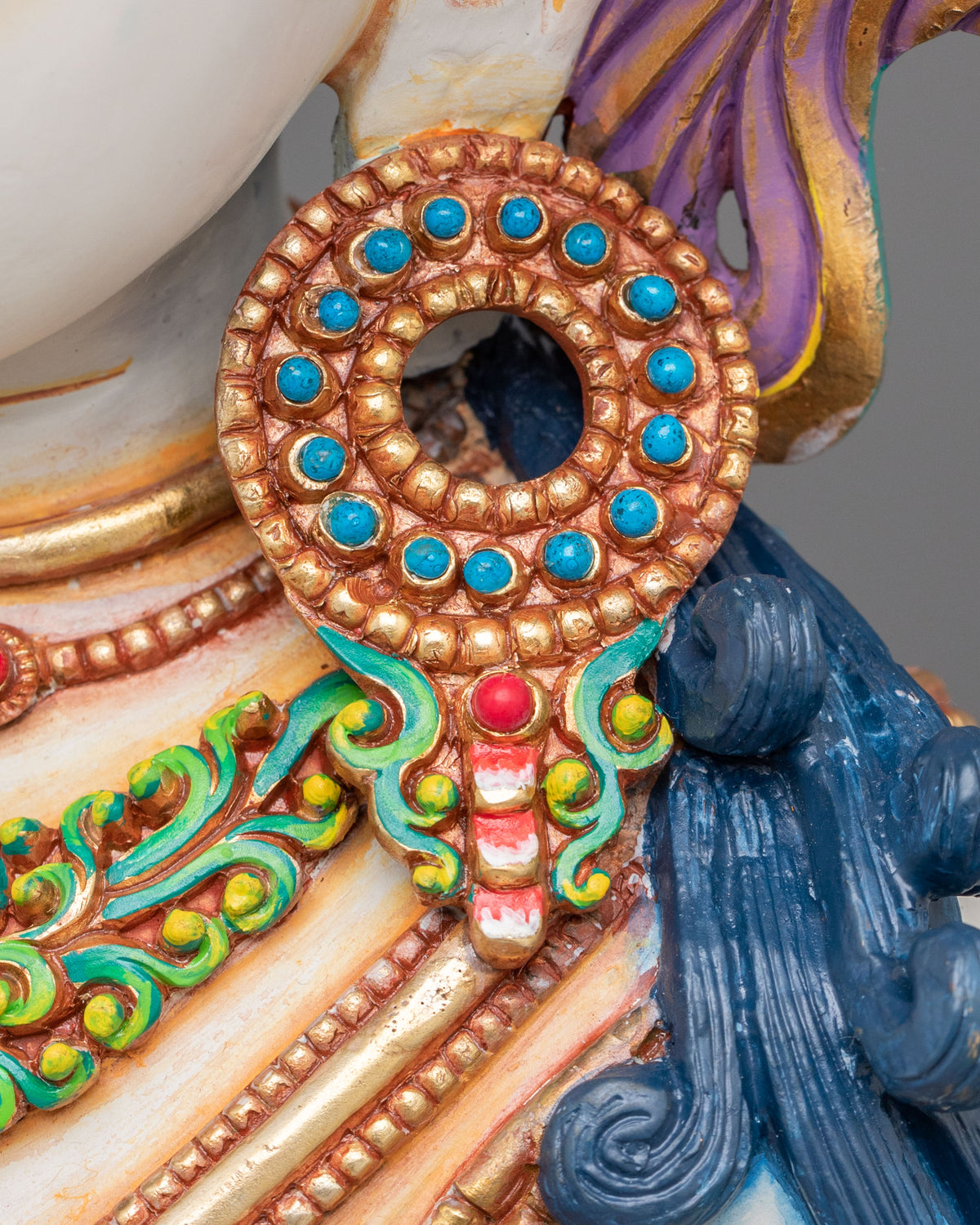 Vajrasattva Copper Figurine of Purification | Altar Decor