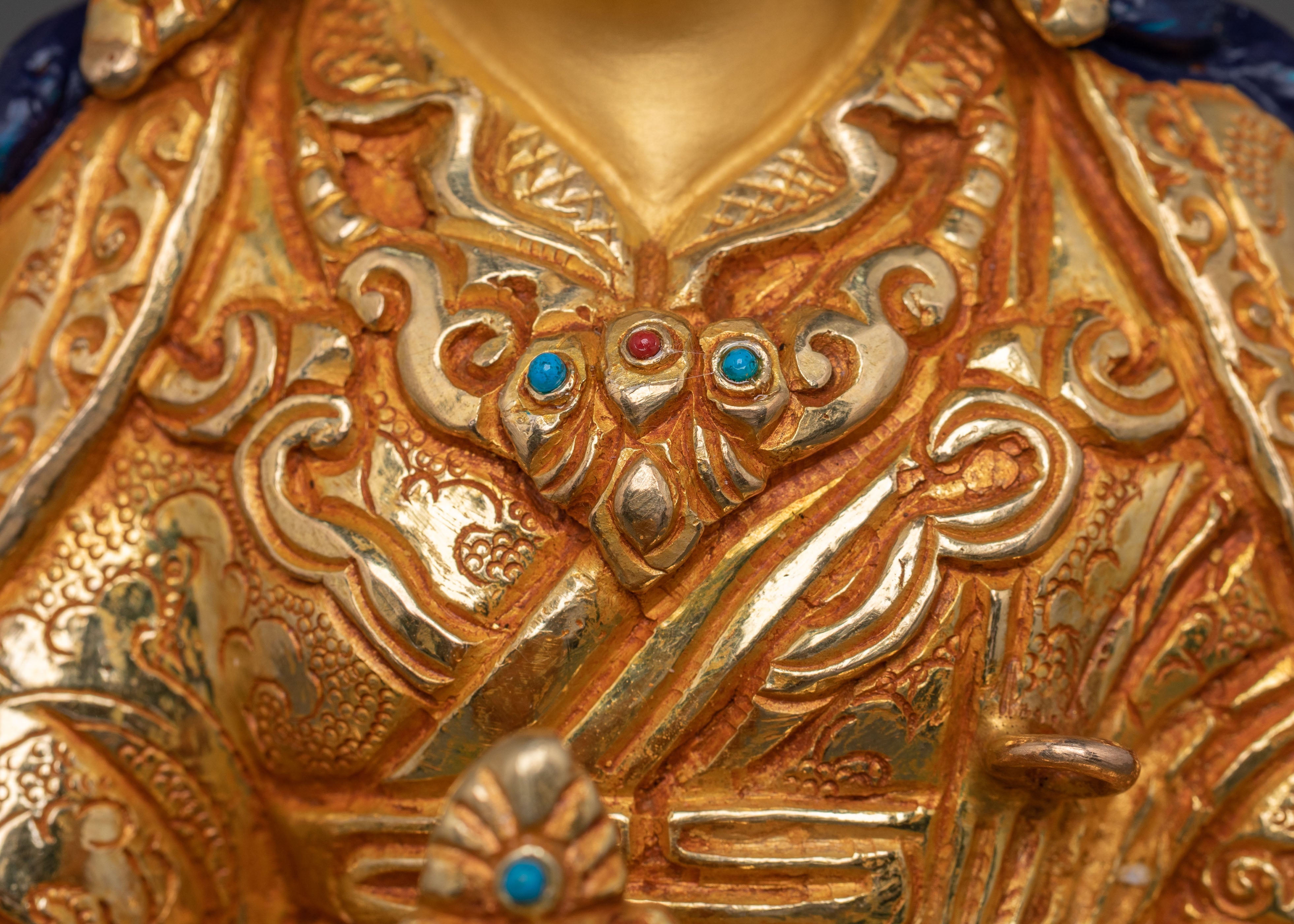 Guru Rinpoche: 24K Gold Gilded Serenity