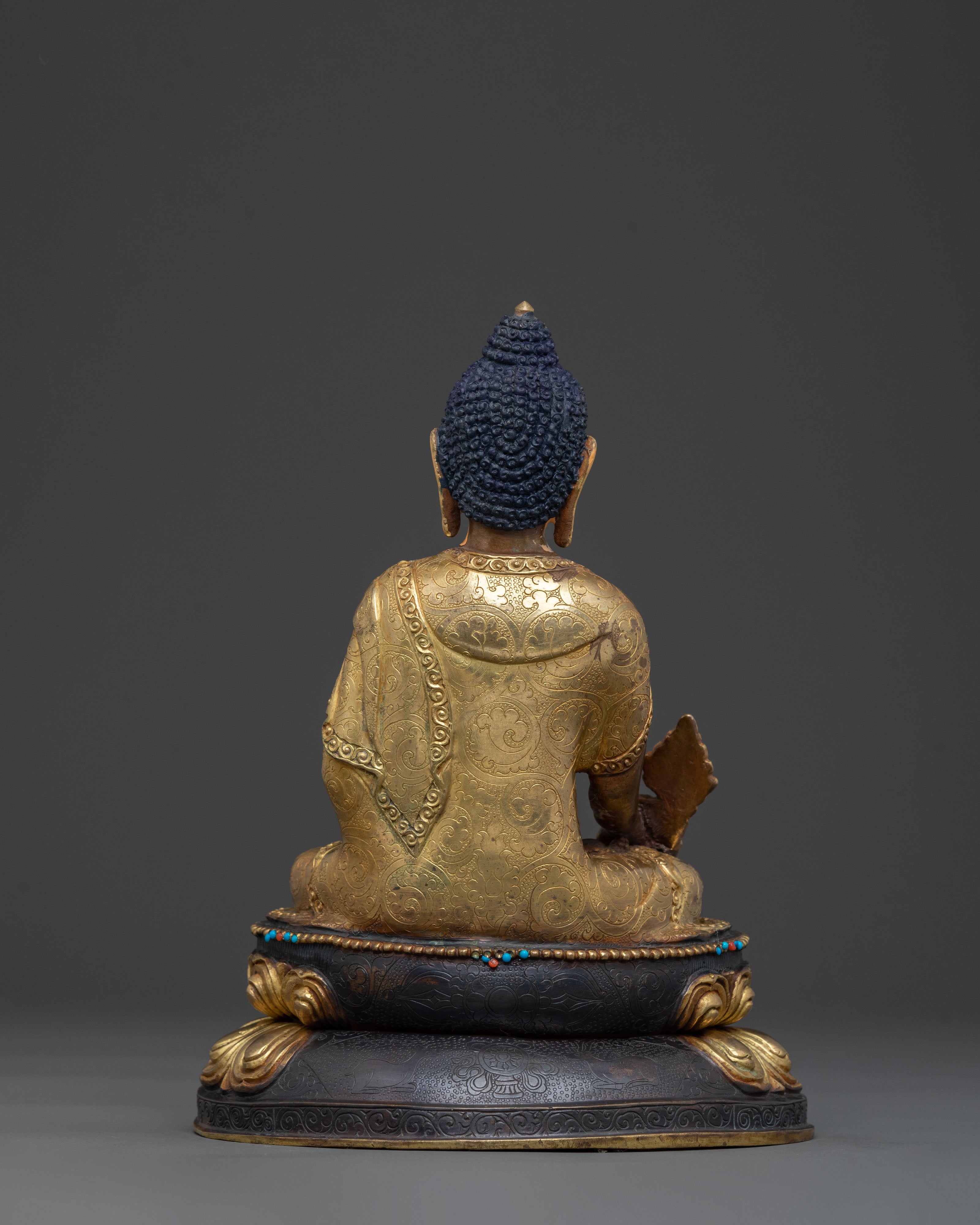 Medicine Buddha Longevity Blessing Statue