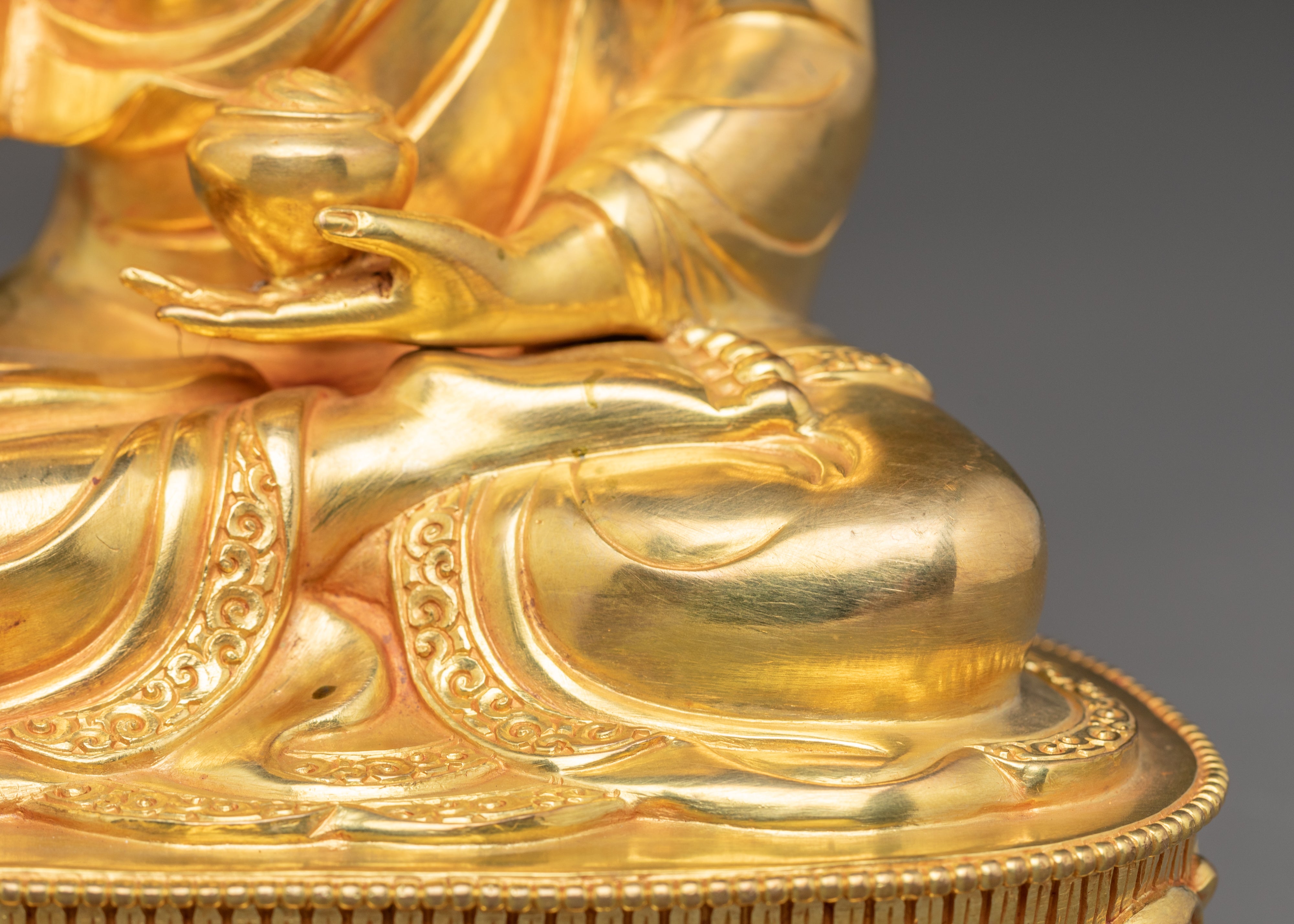 Shakyamuni Buddha Golden Handmade Statue | Dharma Teacher