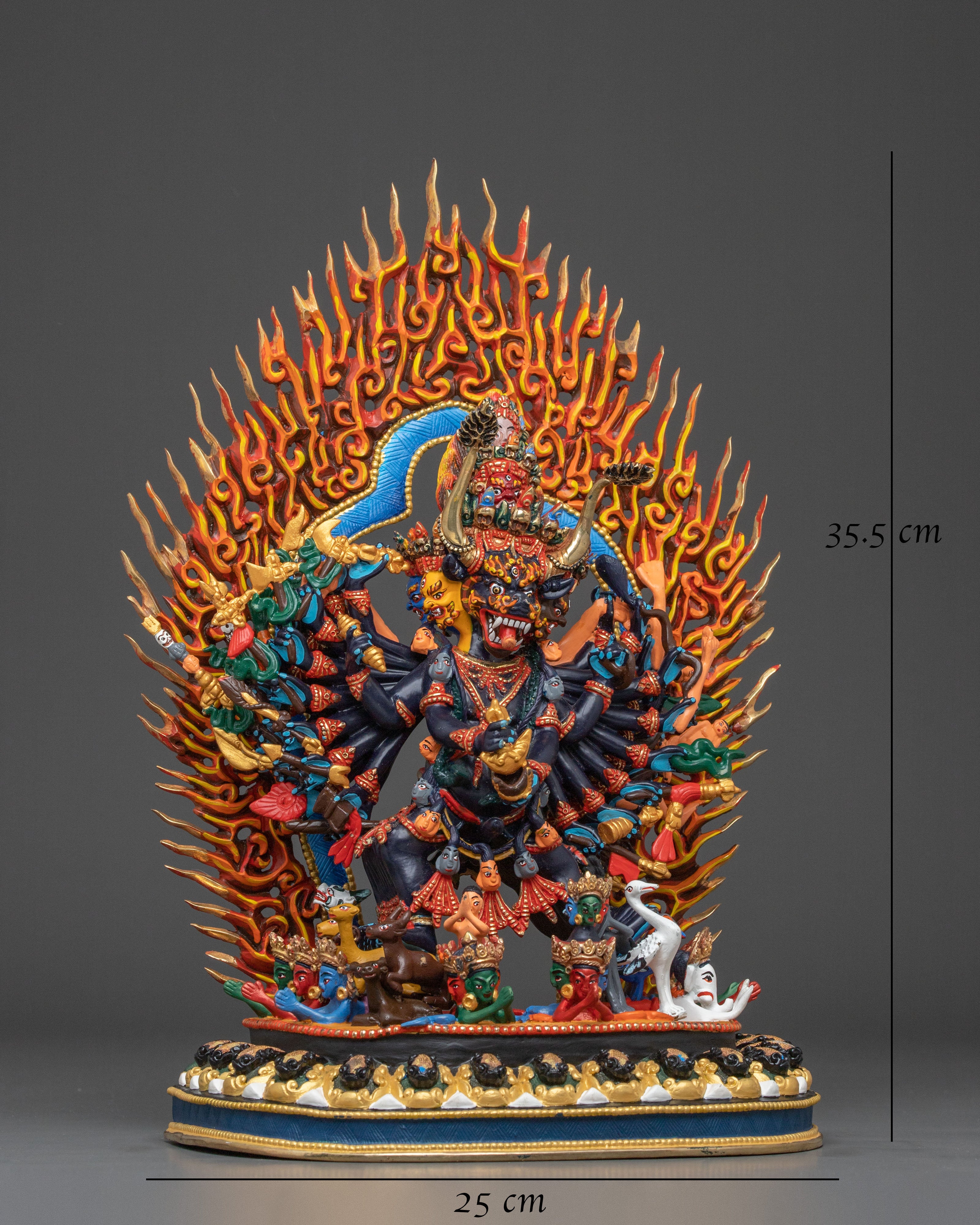 Tibetan Protector Yamantaka Statue | Wrathful Deity of Wisdom & Protection