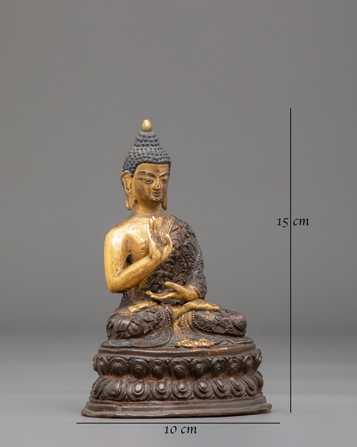Amogasiddhi Oxidized Statue | Symbol of Fearlessness