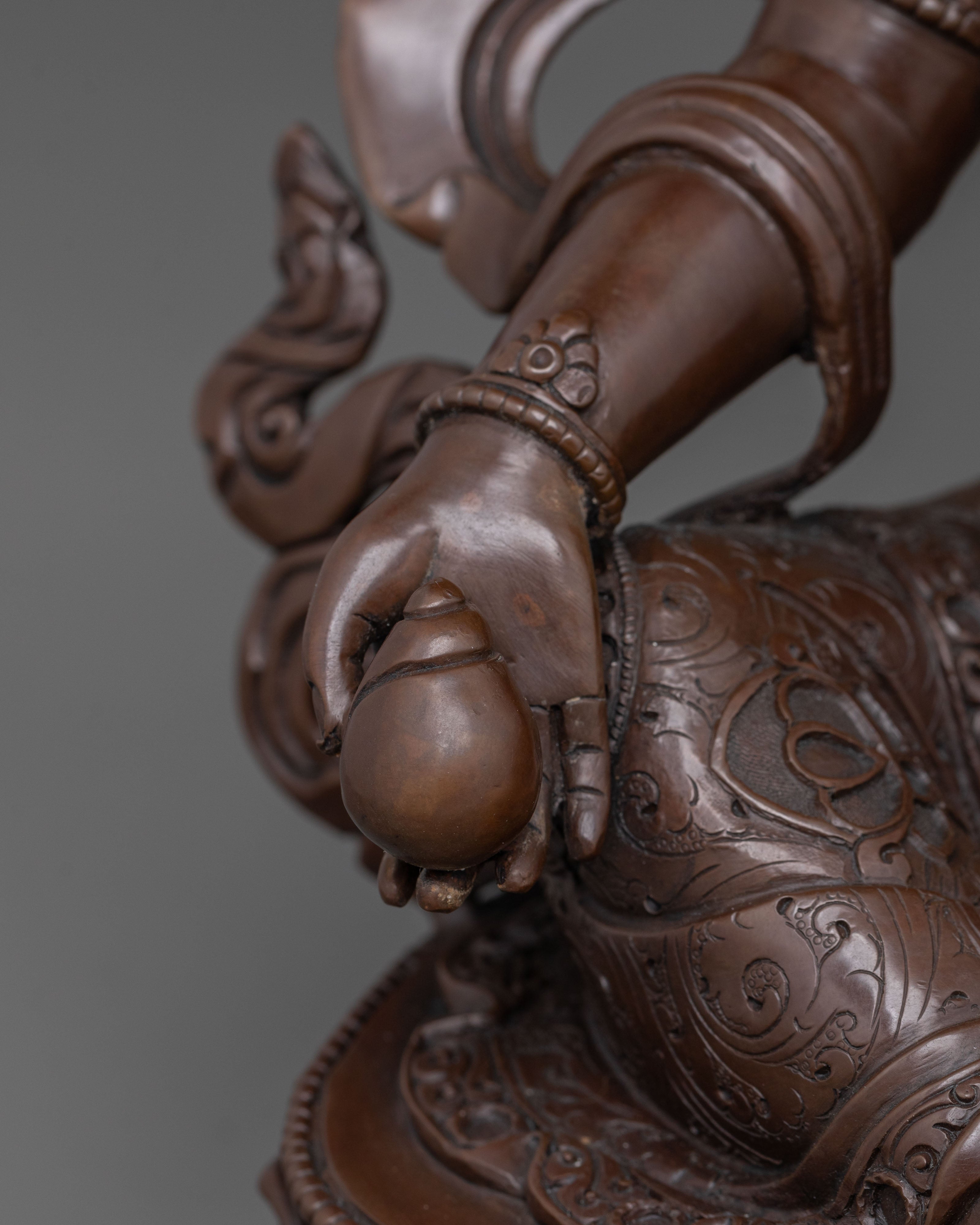 God of Wealth: Dzambhala | Tibetan Figurine