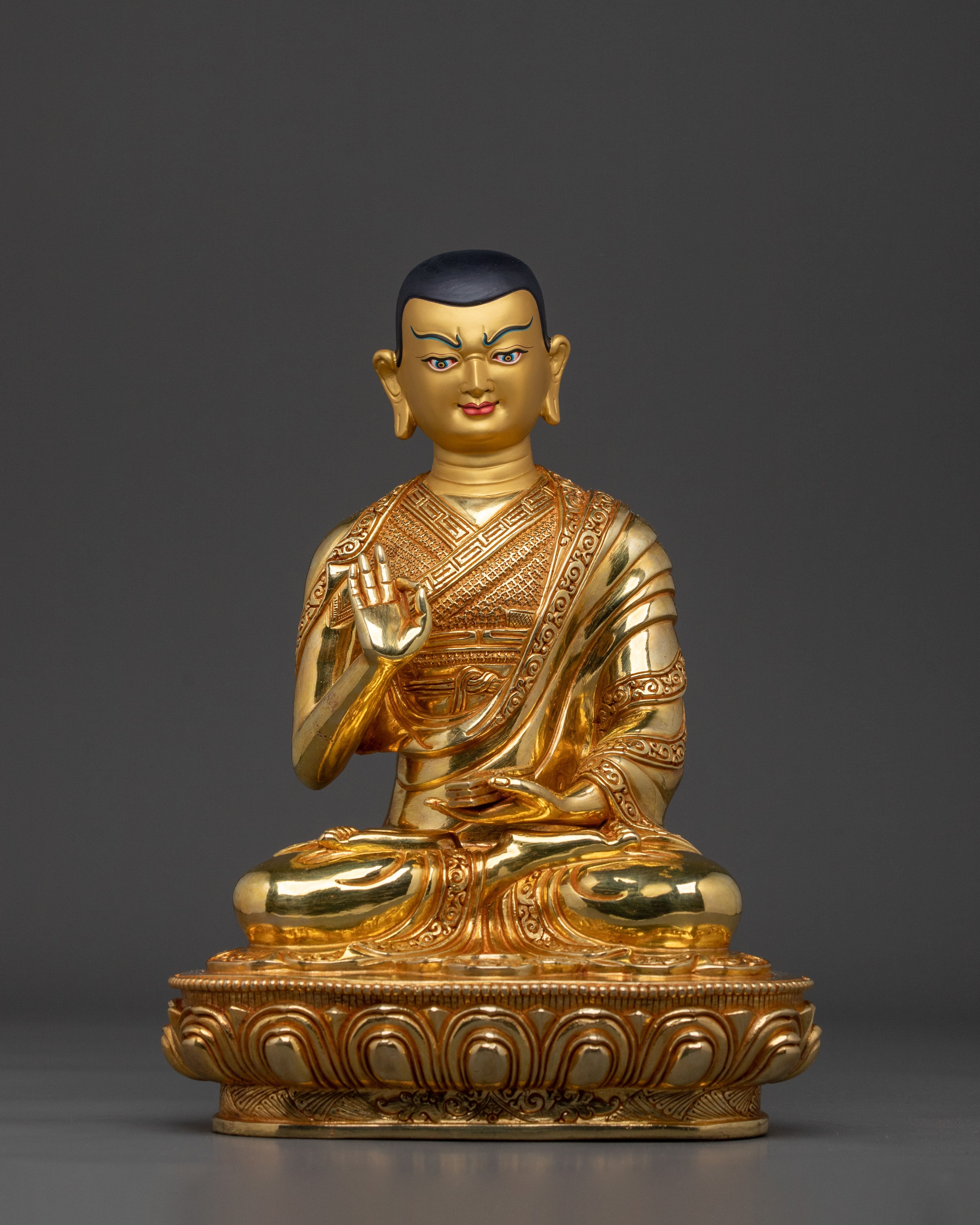 Tsongkhapa Sculpture with Disciples | Home Decor