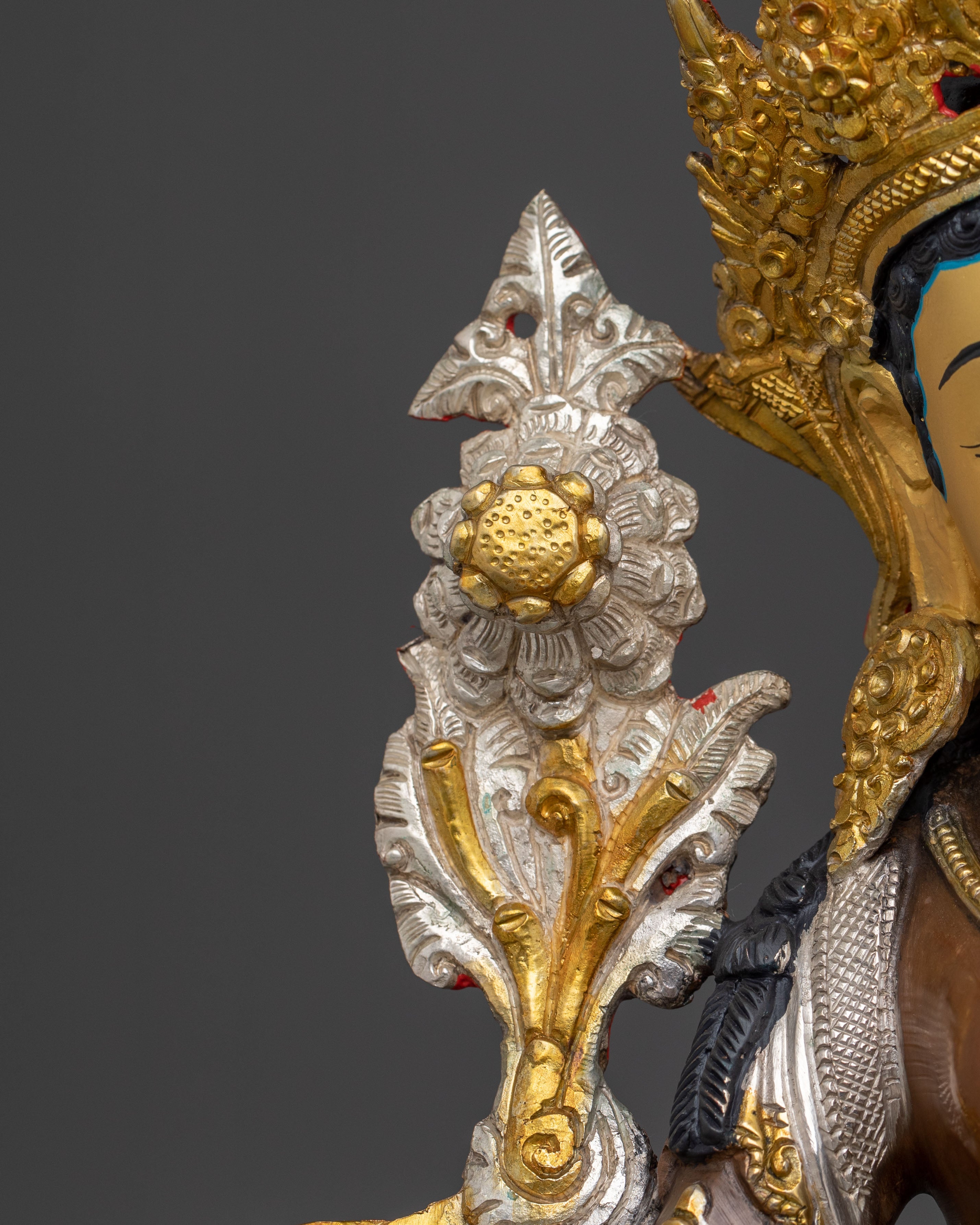 Green Tara Buddhist Guardian Statue | Sacred Protector and Guide to Liberation