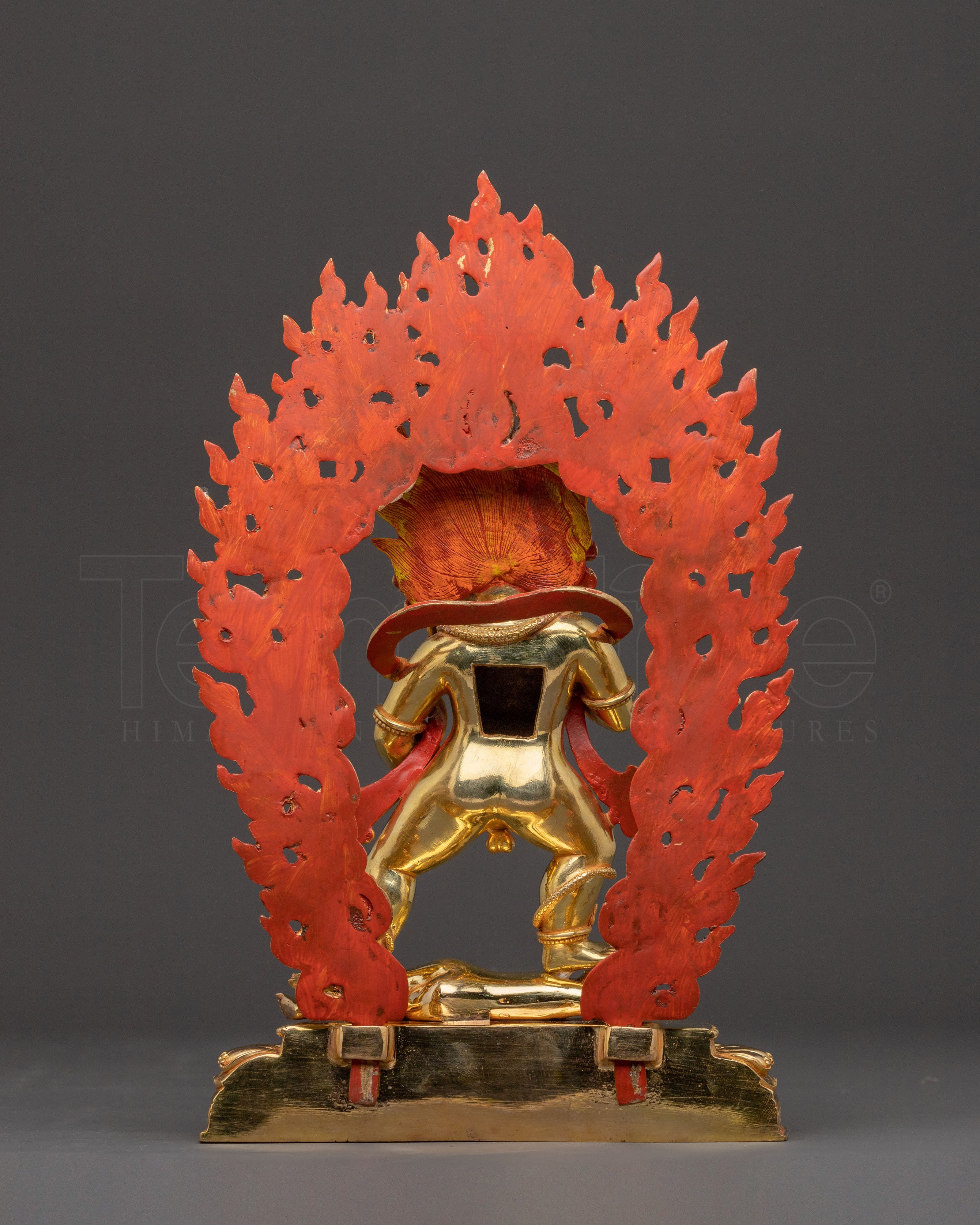 Black Dzambhala Buddhist Statue