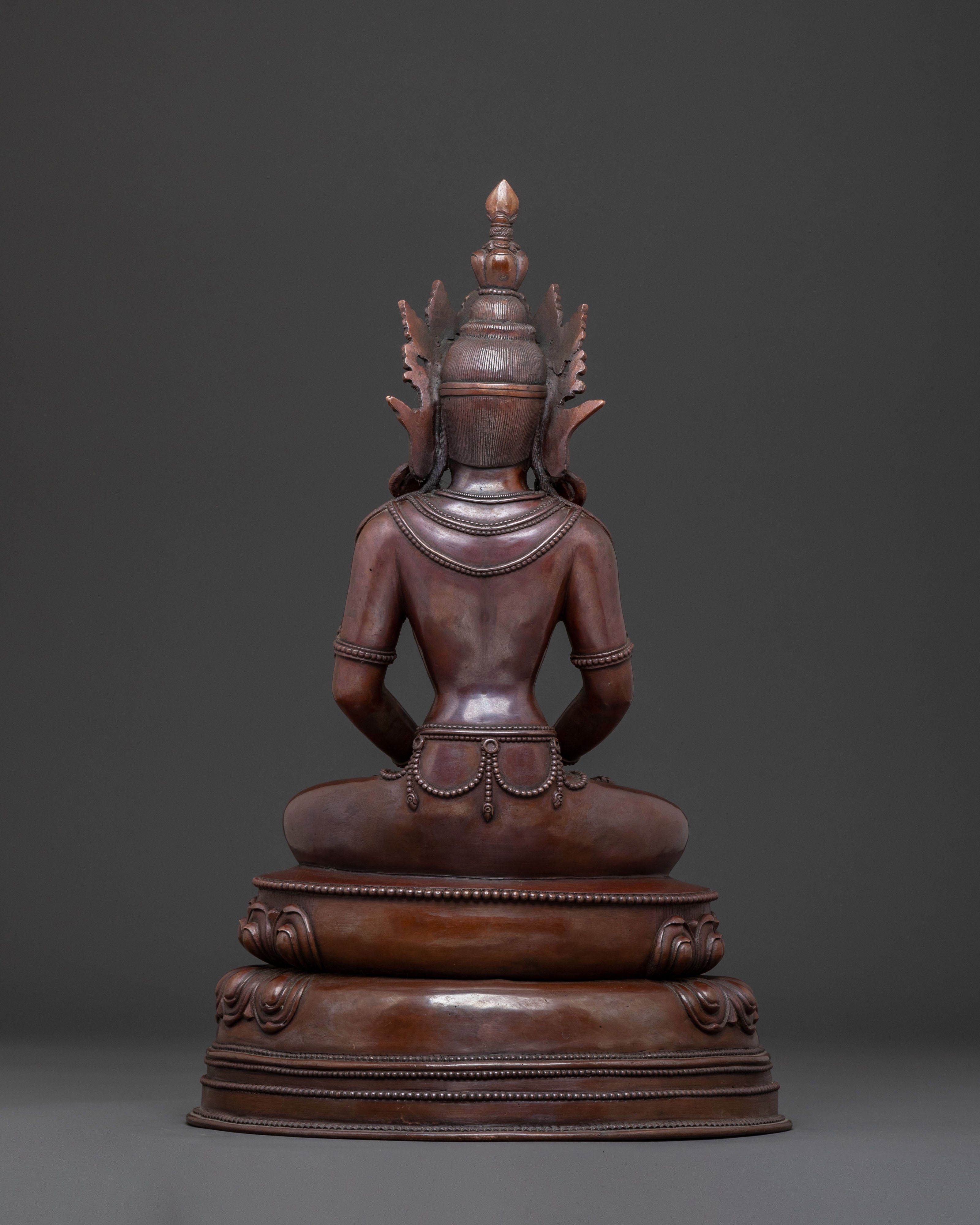 Amitayus Statue: Lord of Infinite Life