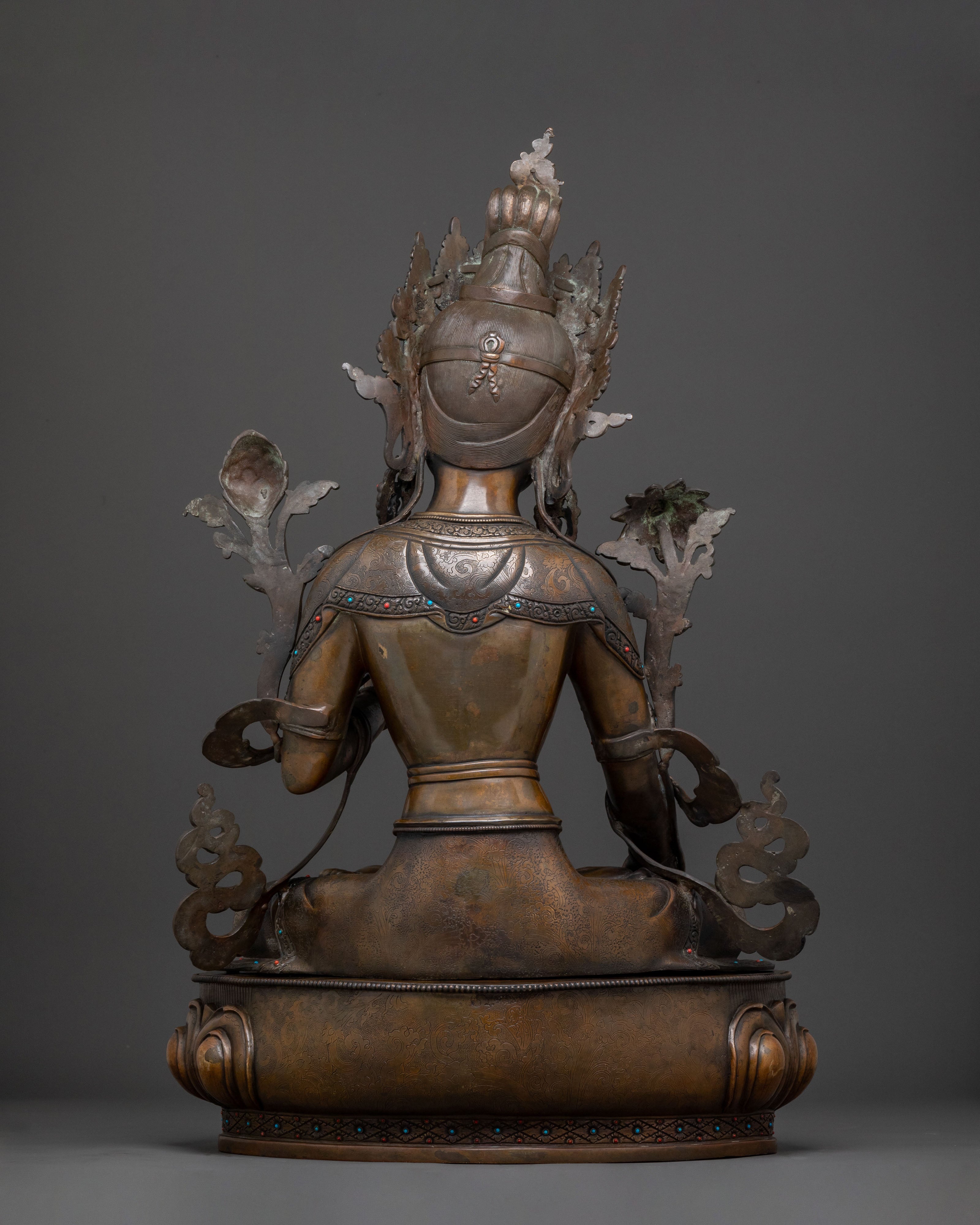 Compassion Goddess White Tara Statue | Sacred Icon