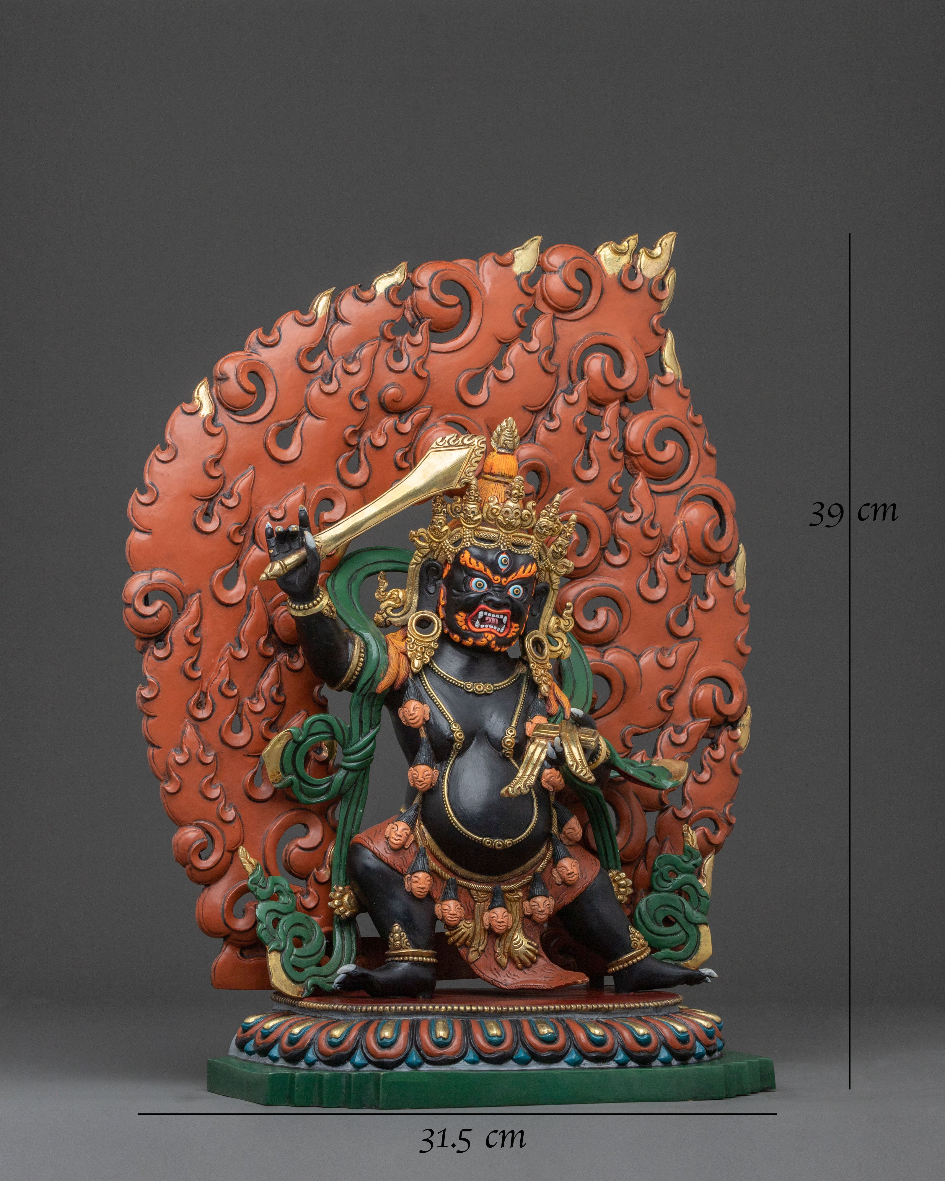 Black Manjushri Spiritual Statue | Protector of Wisdom