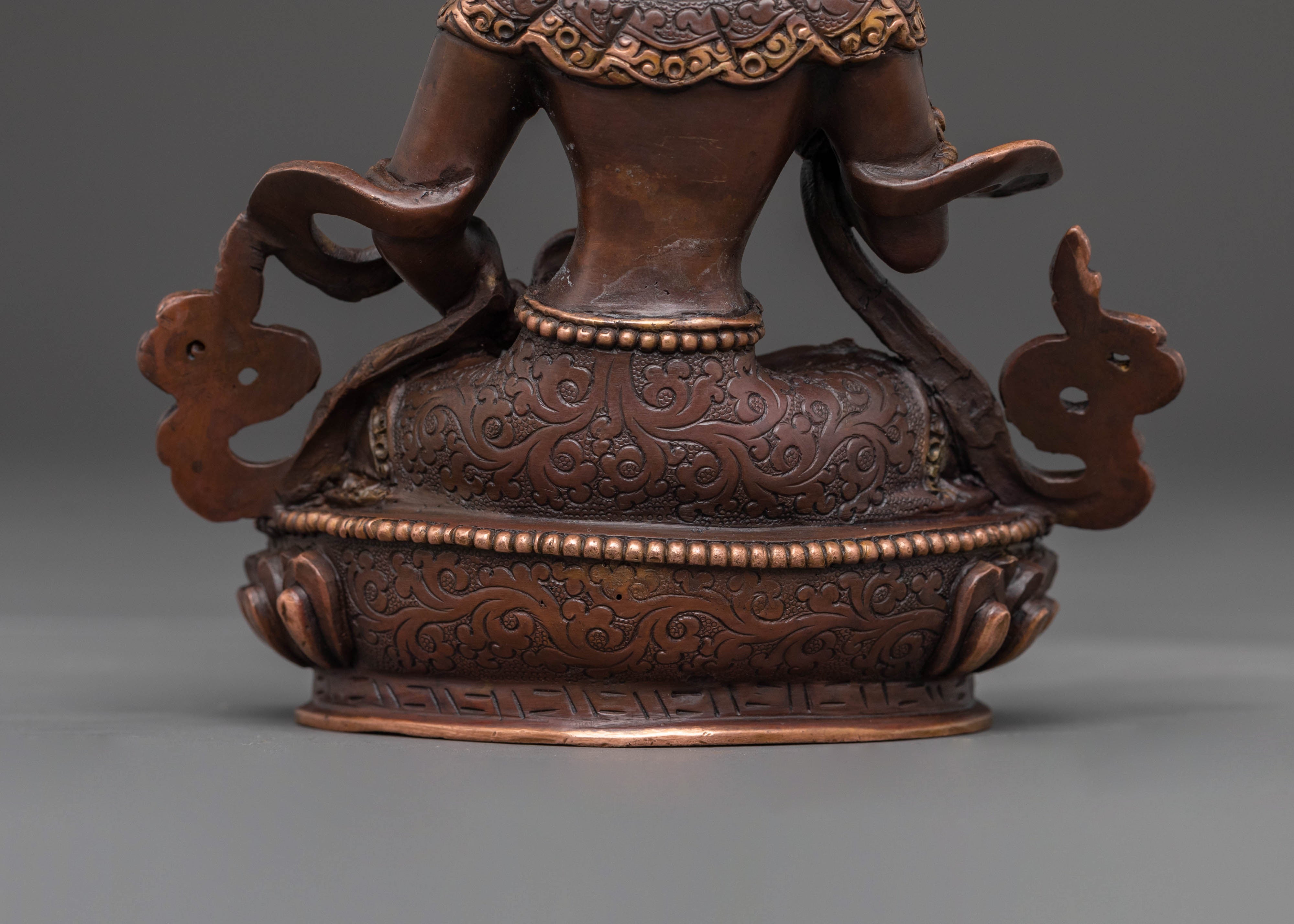 Oxidized Copper Vajrasattva Sacred Statue