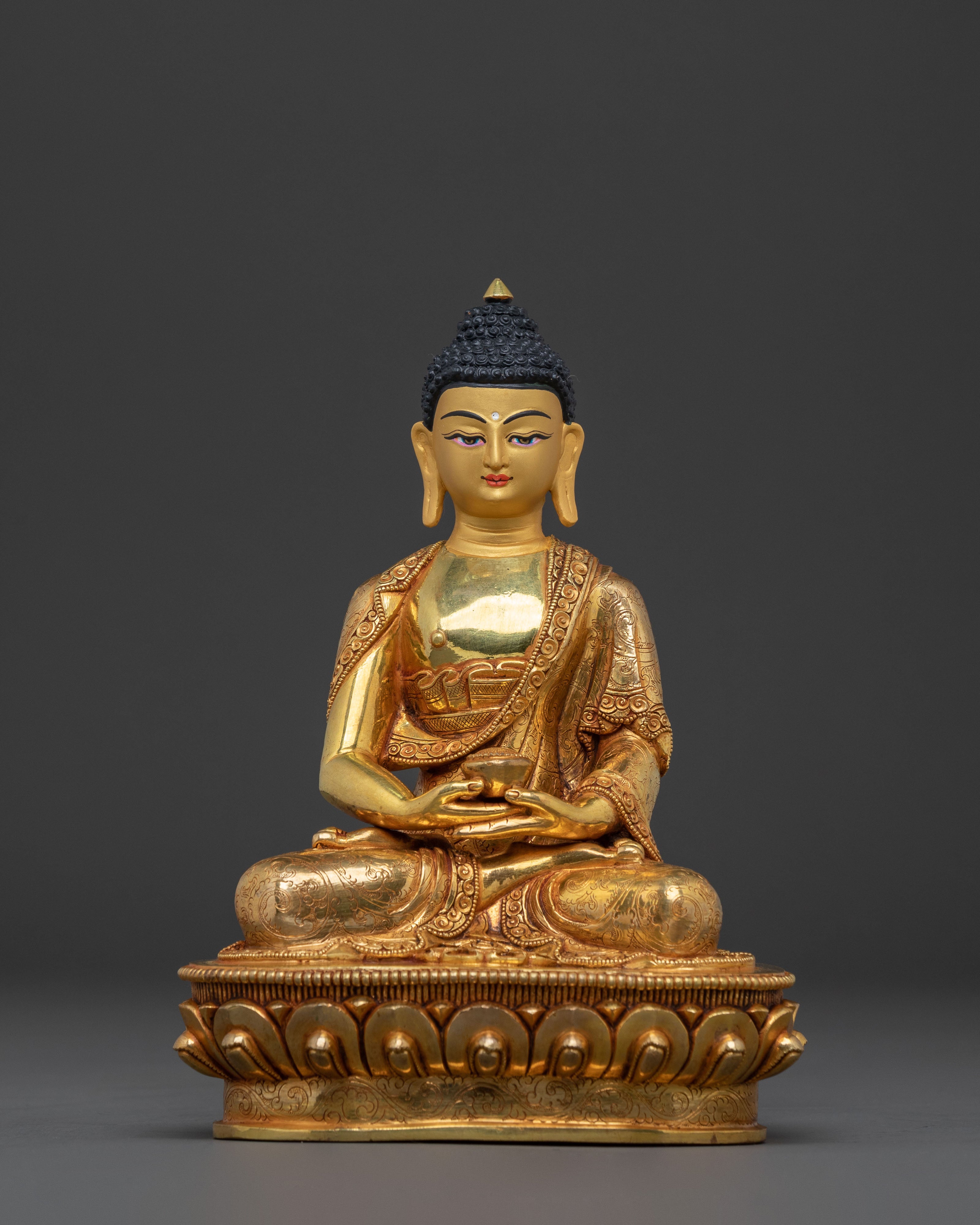Handmade Amitabha Buddha Meditation Statue