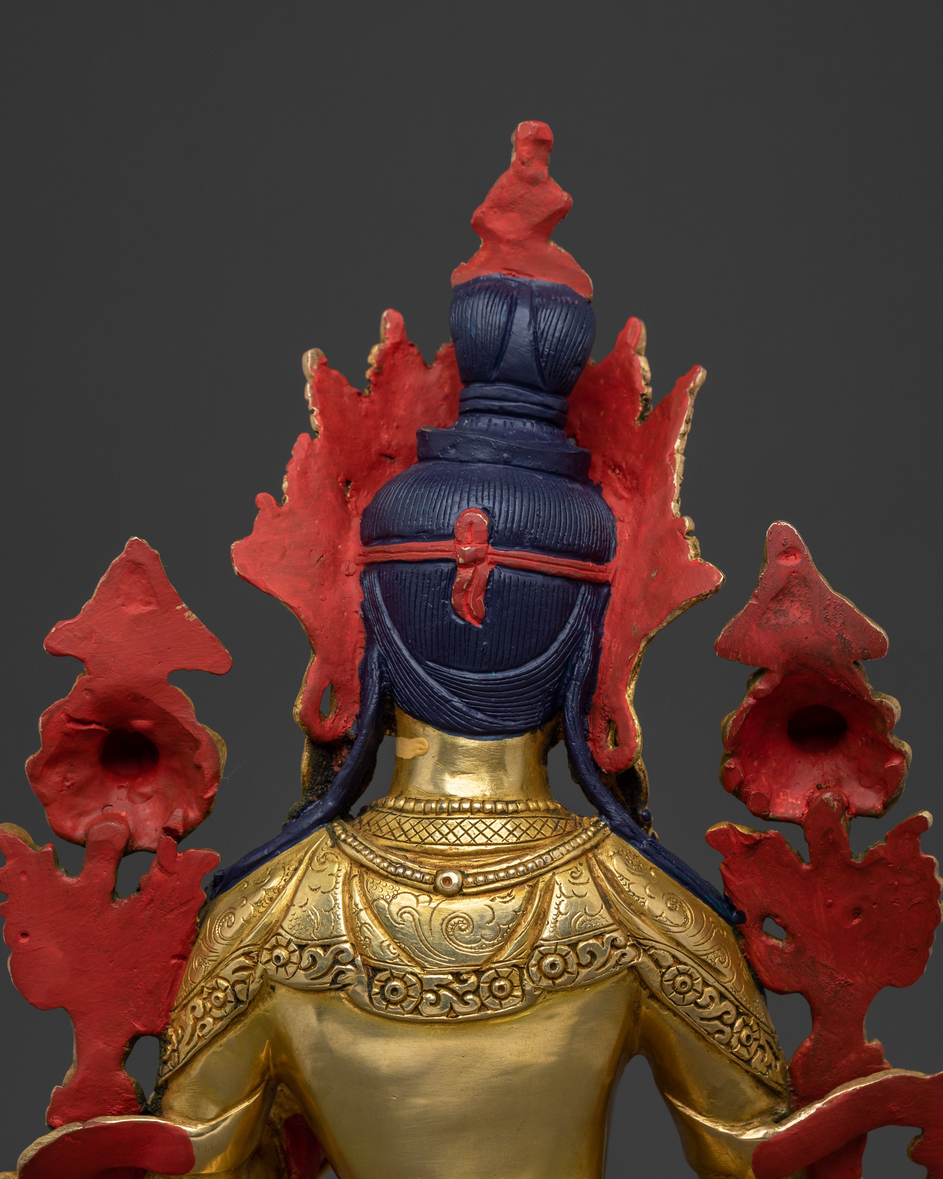 White Tara: Himalayan Buddhist Sacred Figurine