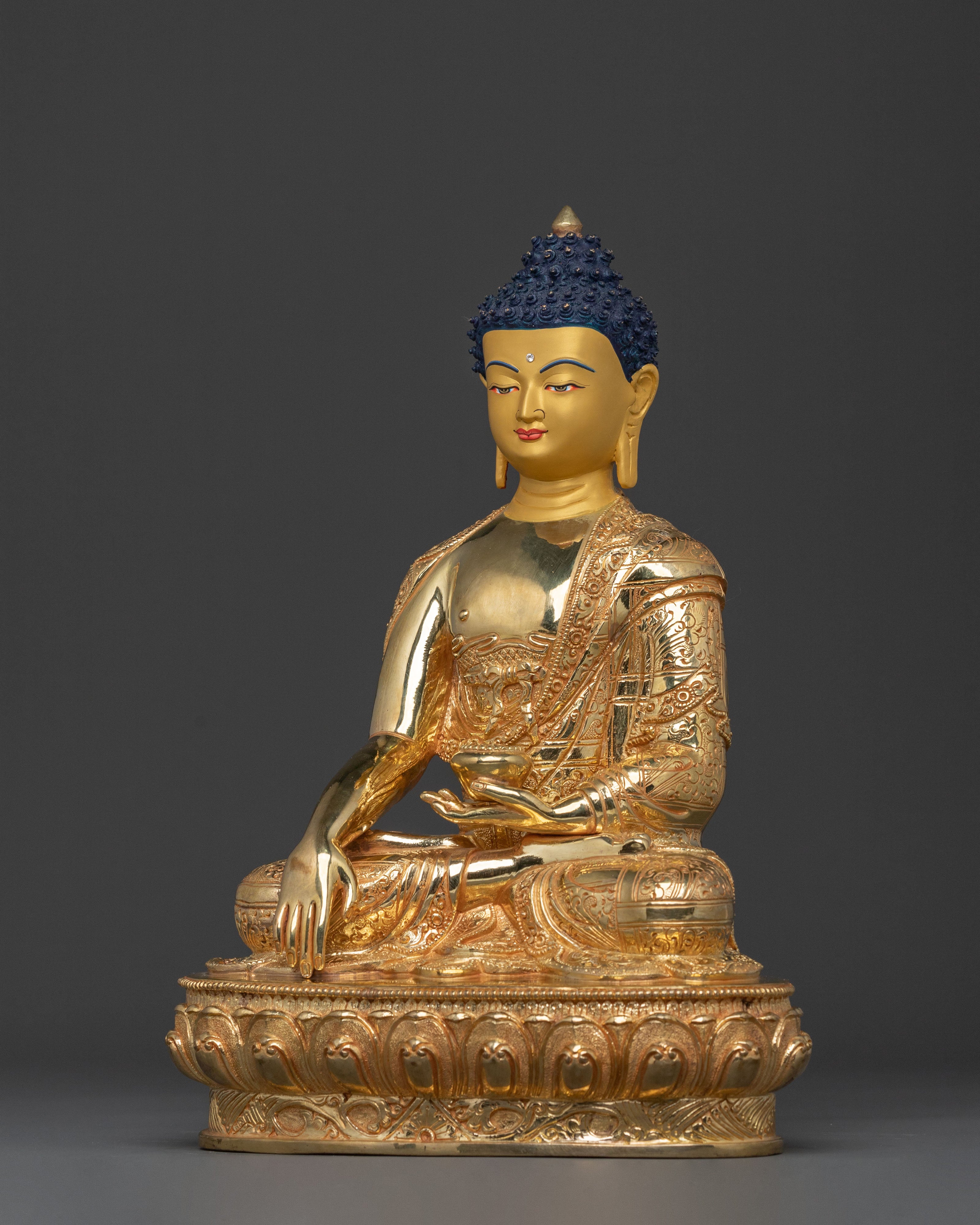 Peaceful Meditation Figurine of Shakyamuni Buddha