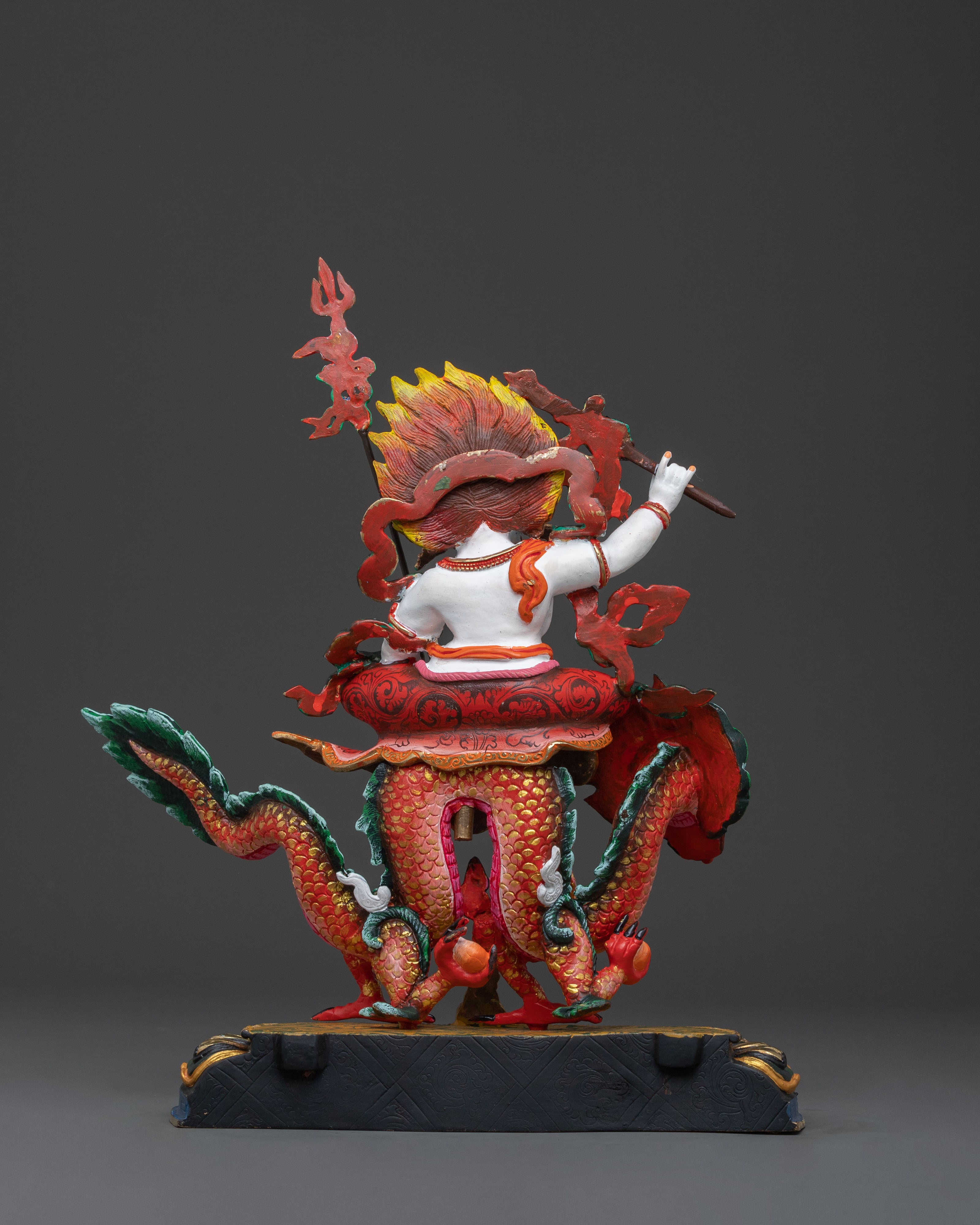 White Dzambhala Sacred Idol for Financial Blessings & Good Fortune