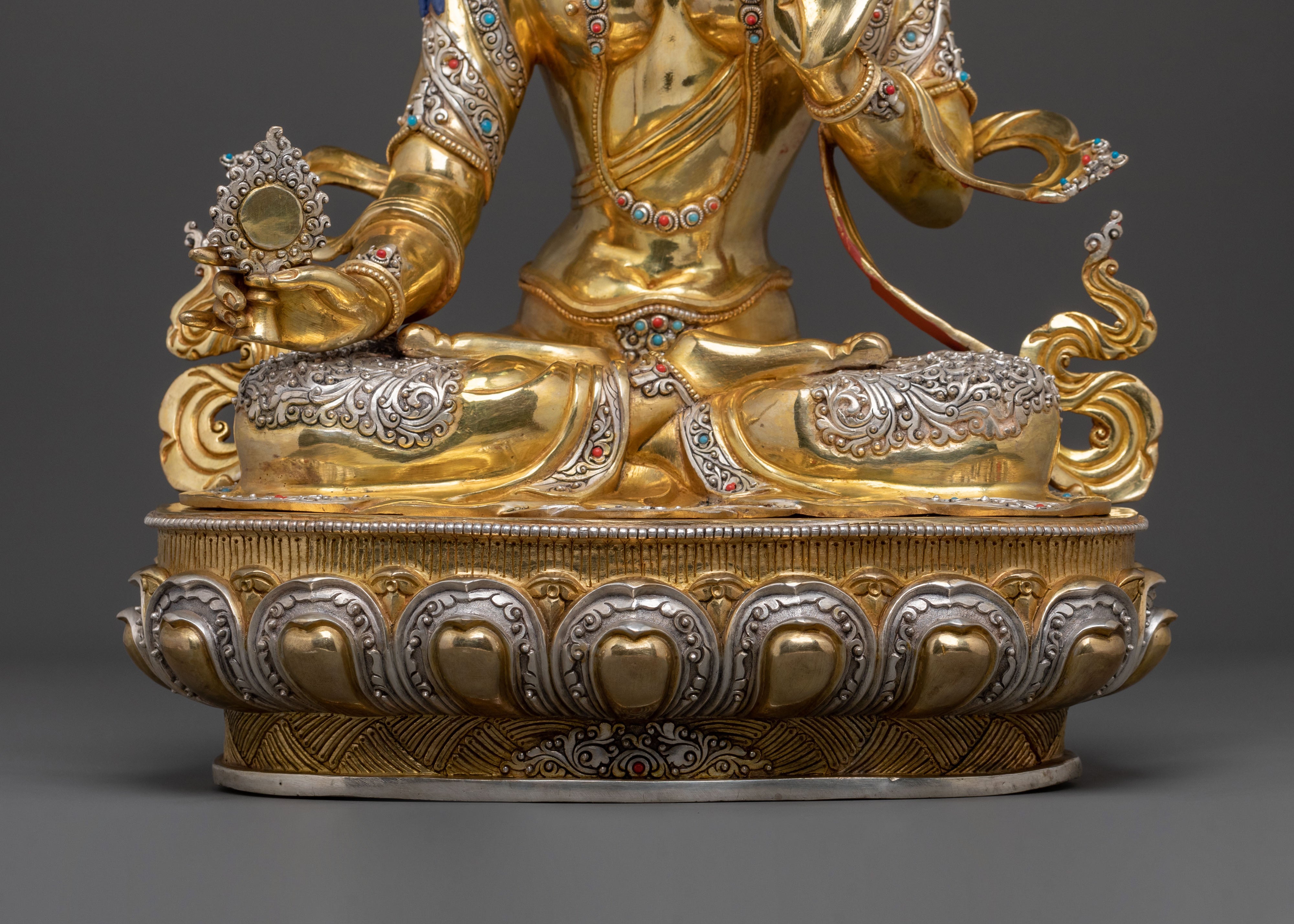 Goddess Dukkar Statue | White Umbrella Goddess of Protection