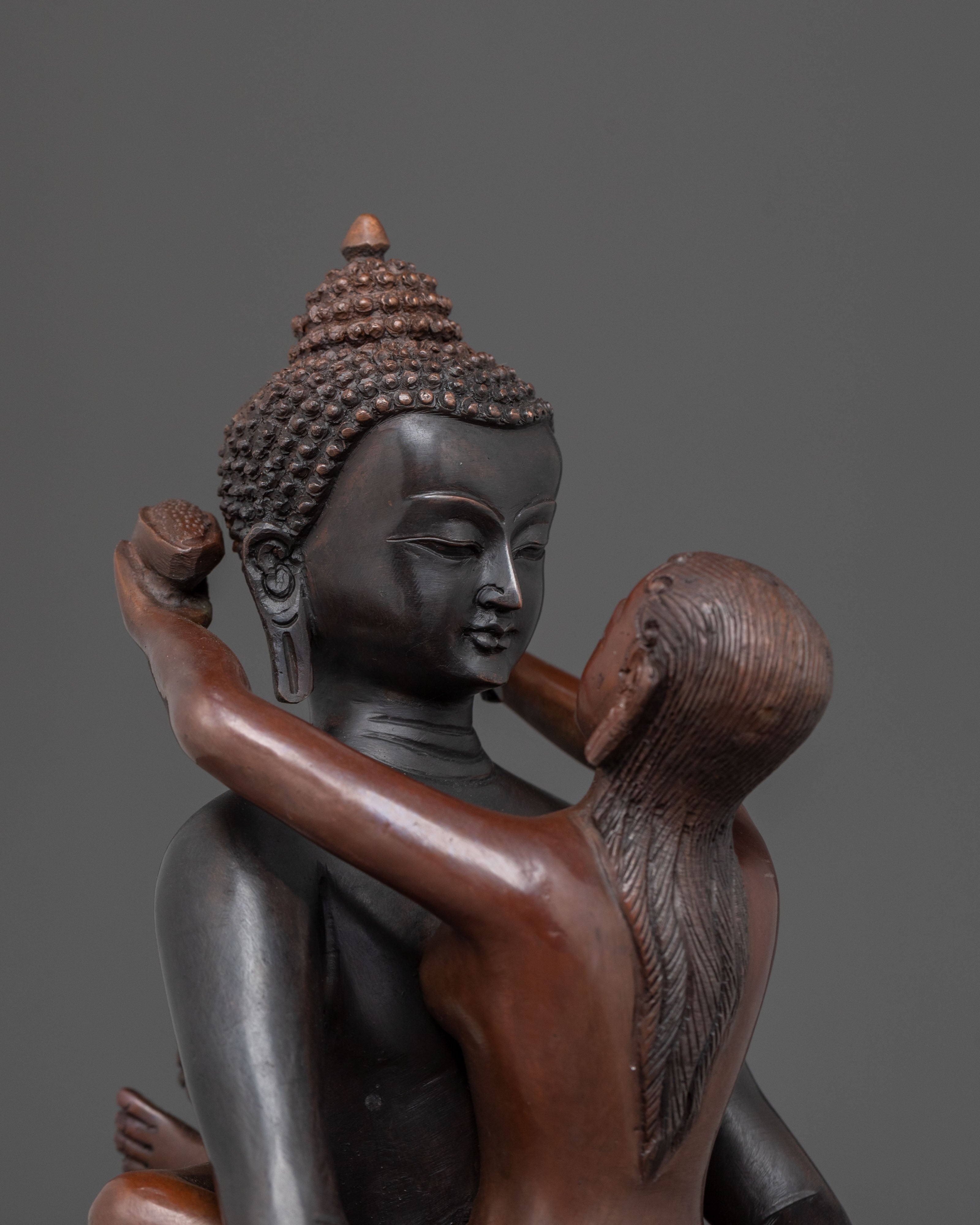 Handcrafted Samantabhadra with Consort Statue