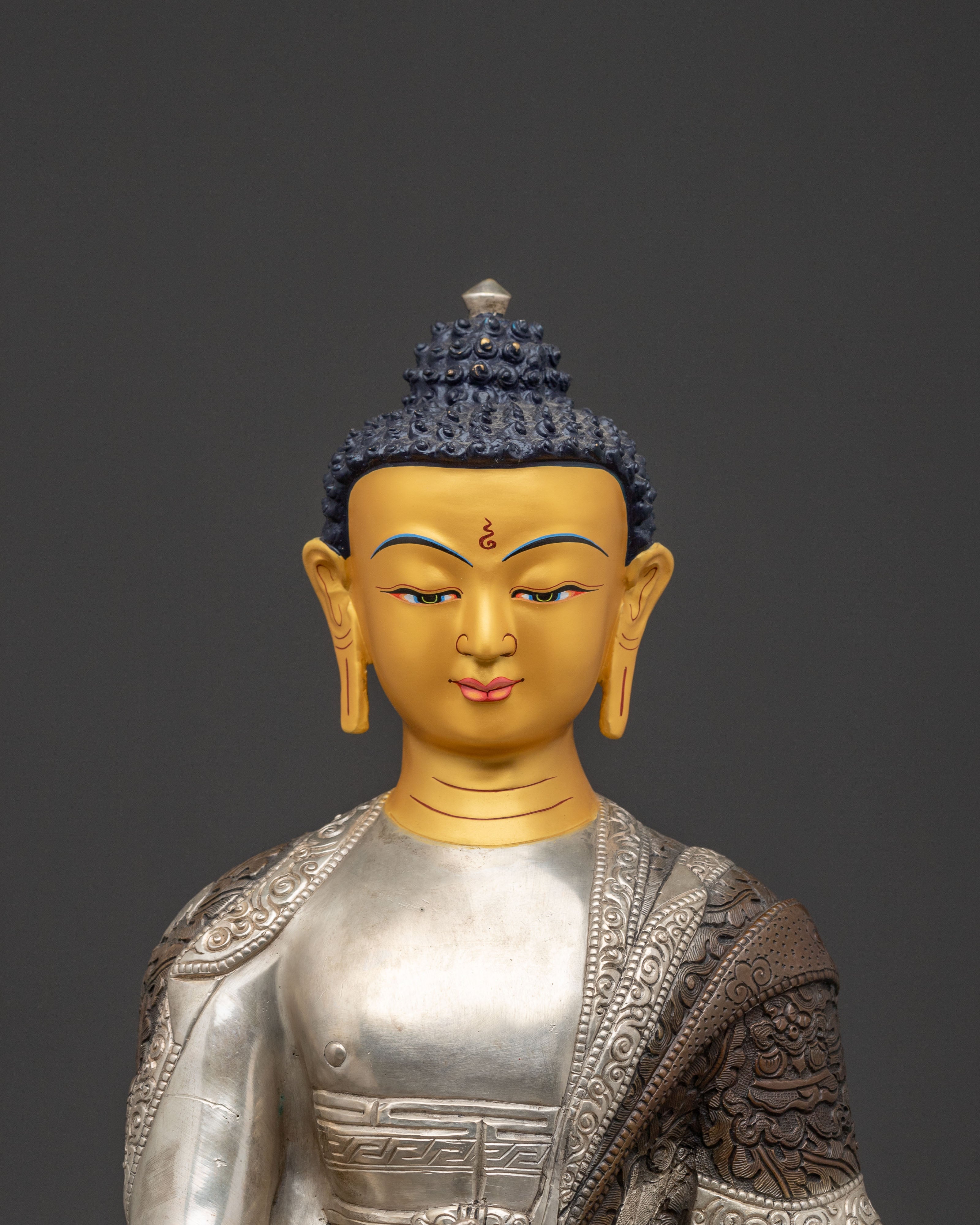 Medicine Buddha: Handcrafted Healing Sculpture