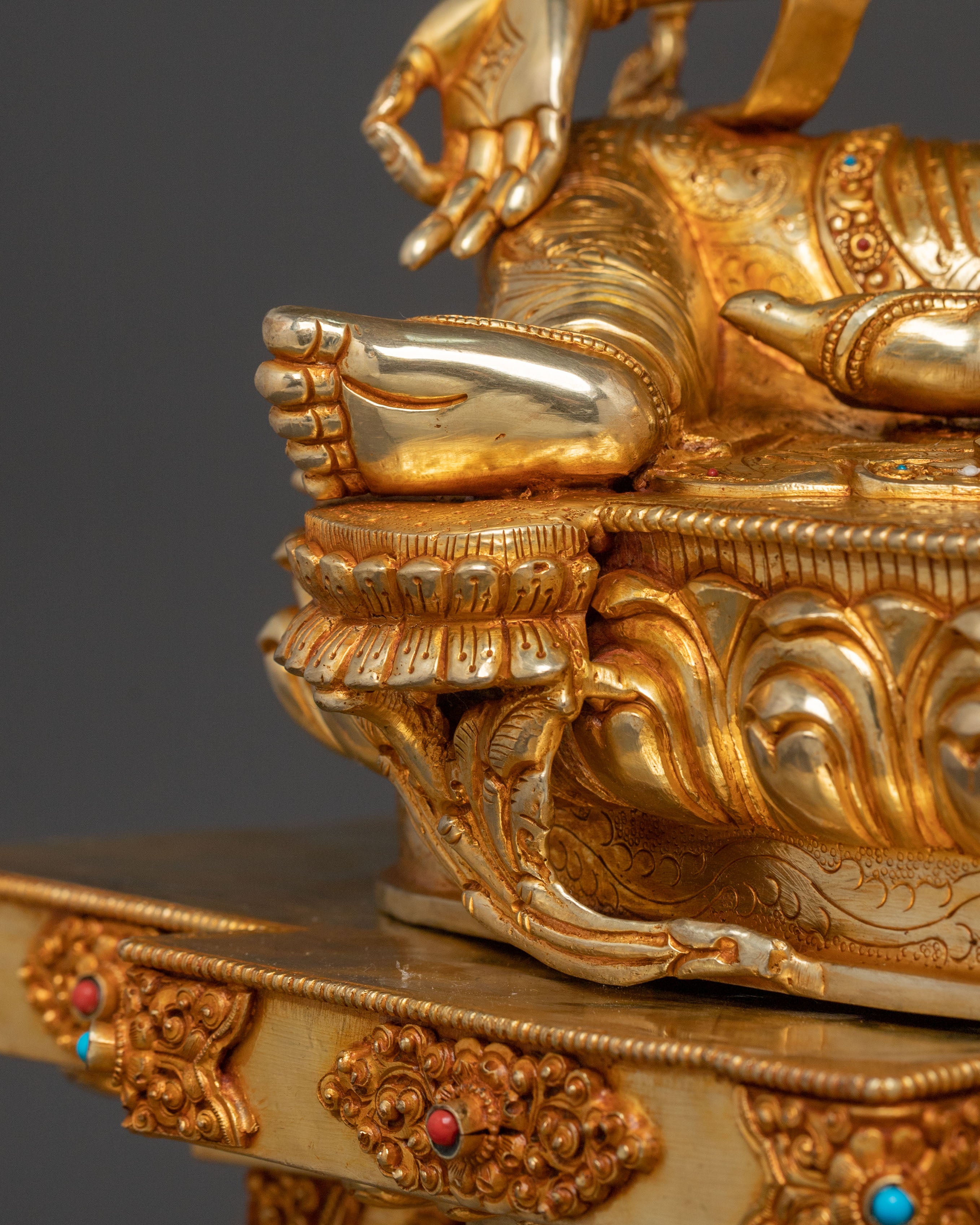 21 Tara Golden Statue Set | Handcrafted Devotion