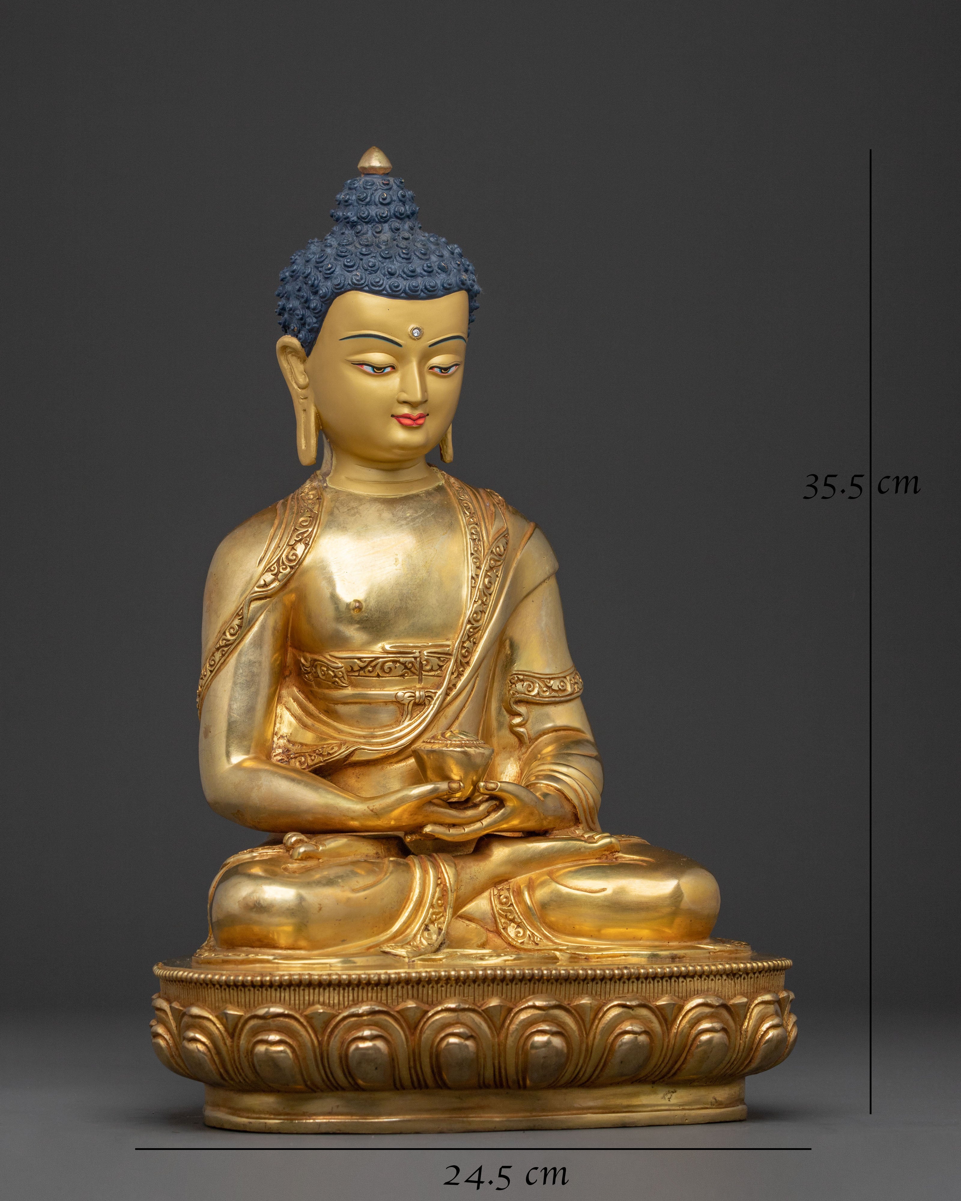 Handcrafted Amitabha Buddha Statue | Home Decor
