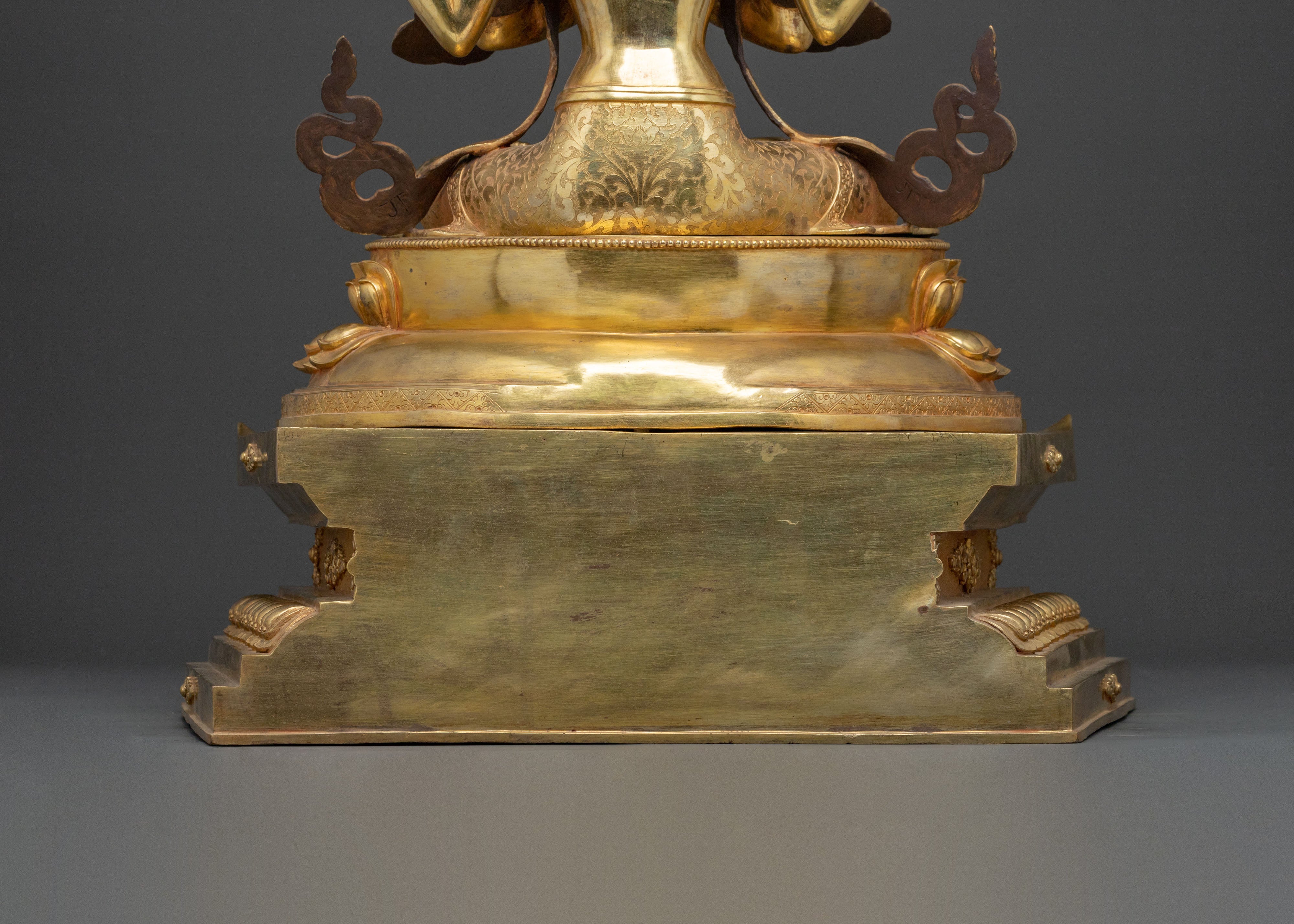 Four-Armed Chenrezig Figurine | Spiritual Home Decor