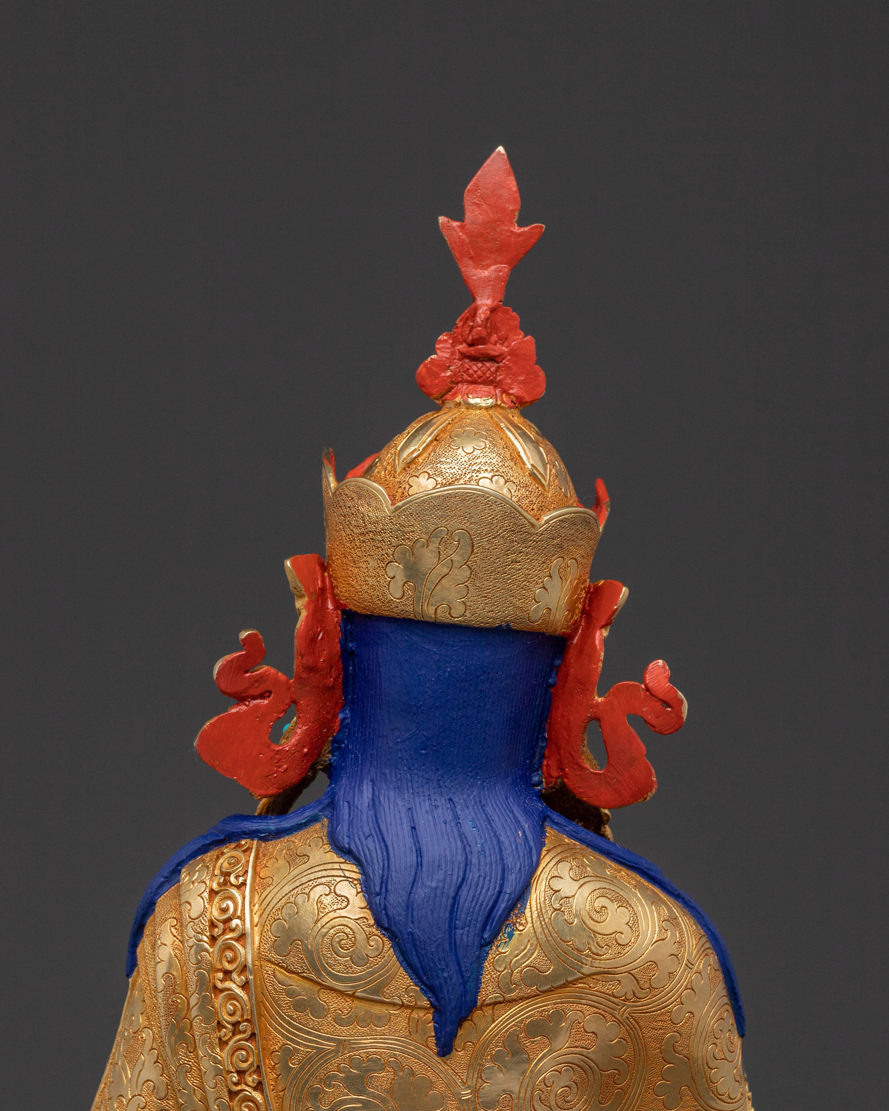 Guru Rinpoche Wisdom Golden Statue – Hand-Gilded Masterpiece