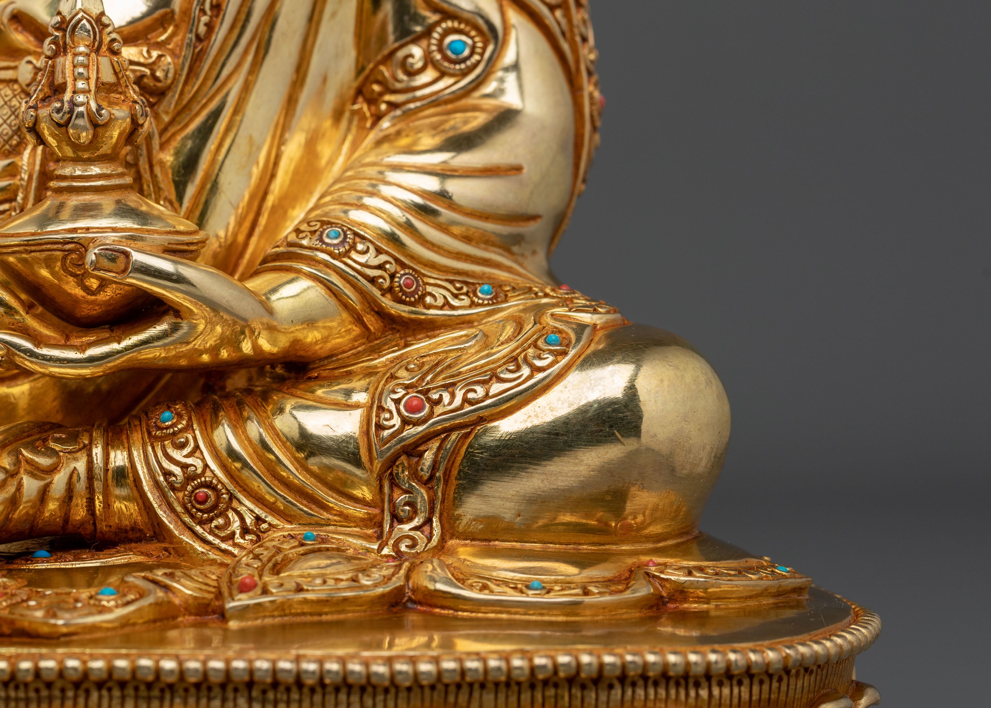 Padmasambhava Sculpture | Tibetan Buddhist Guru Figurine