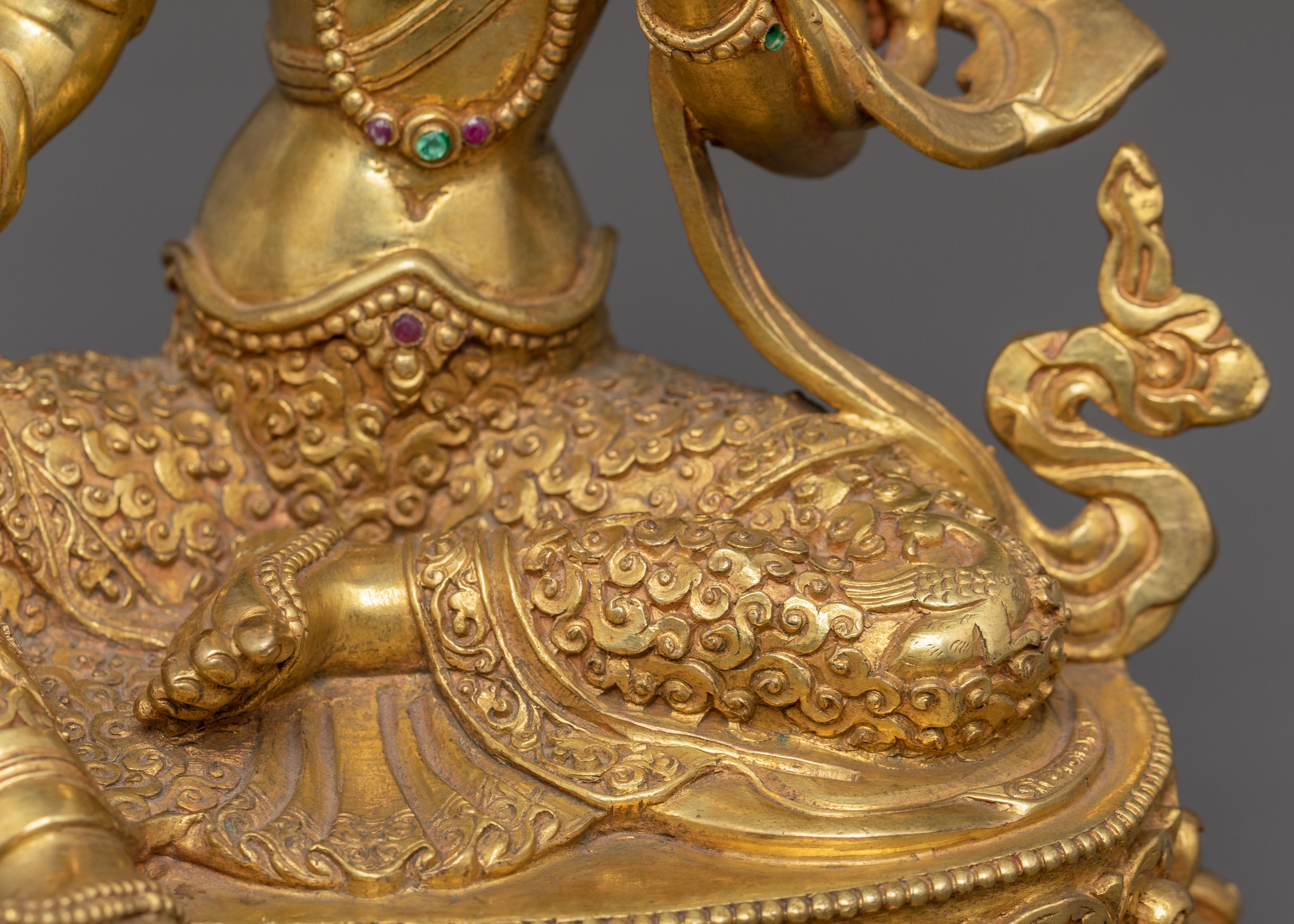 Handmade Healing Green Tara Statue | Compassion & Protection