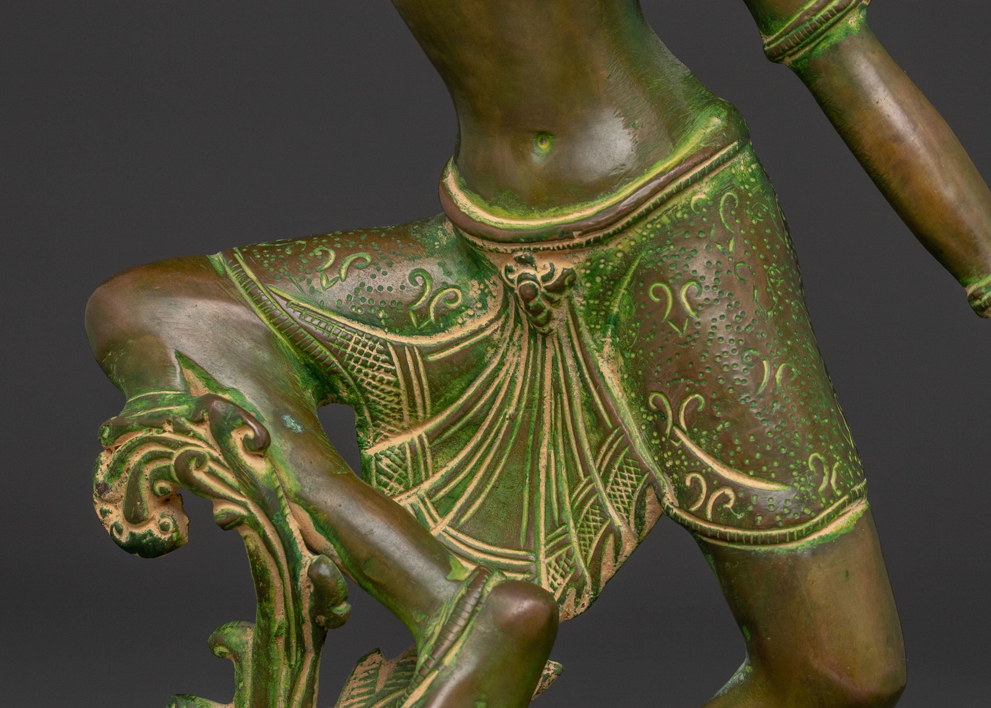 Goddess Parbati Divine Statue with Antique Finish