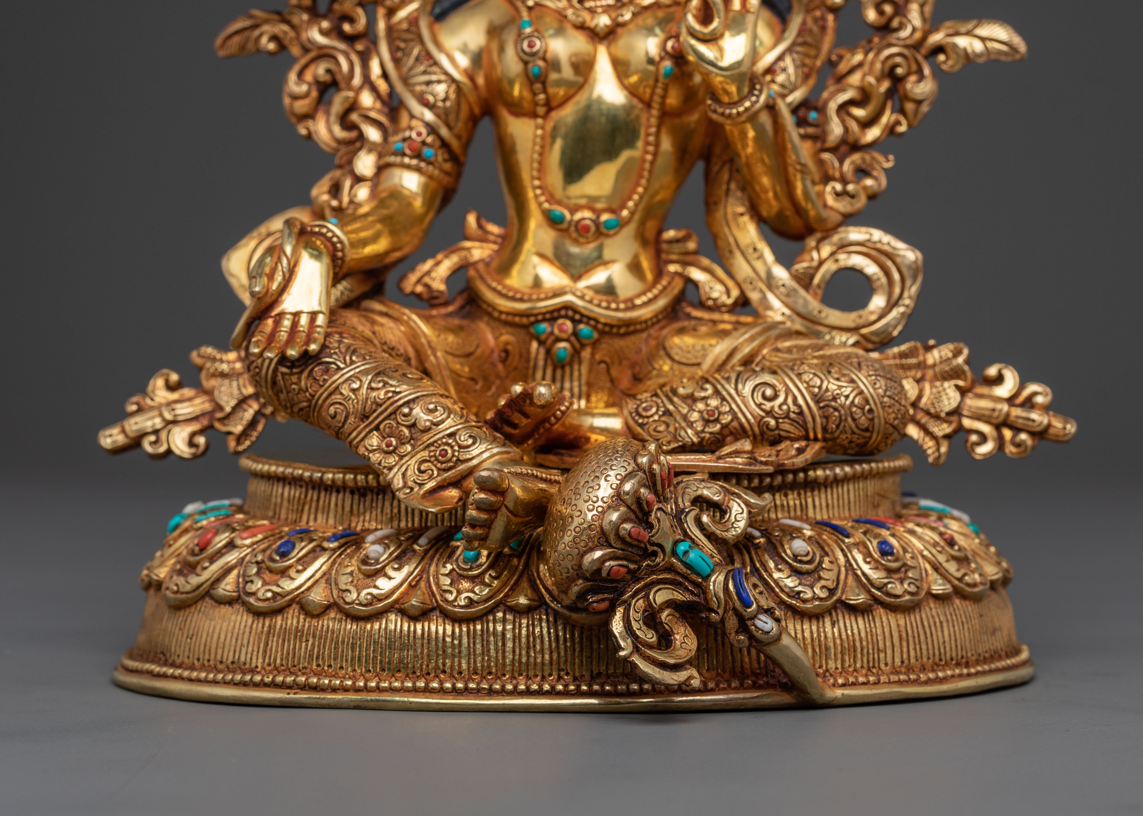 Green Tara: Handcrafted Mother Figurine