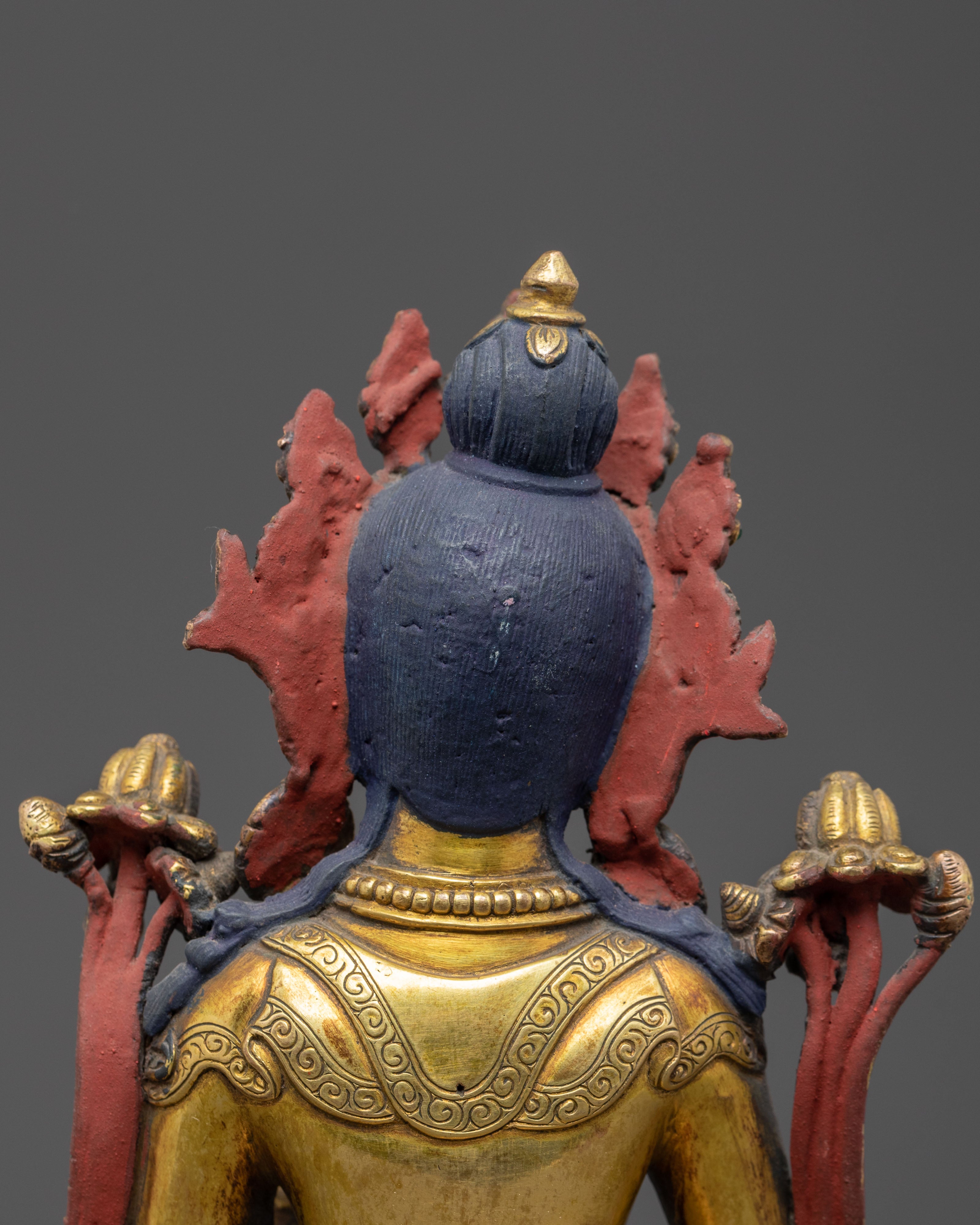 Green Tara Handmade Statue: Mother of All Buddhas