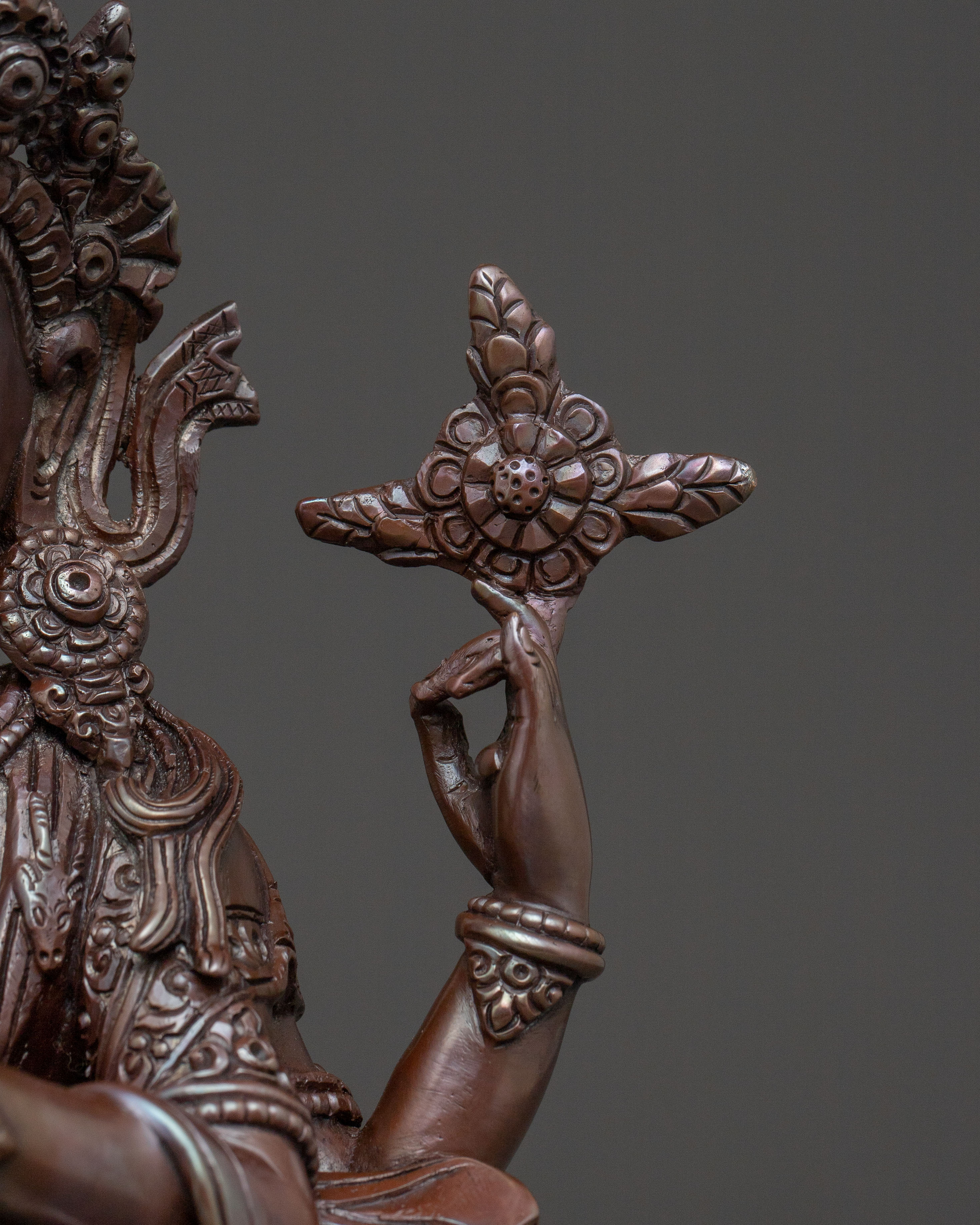 Chenrezig With Consort Statue: Compassion Deity