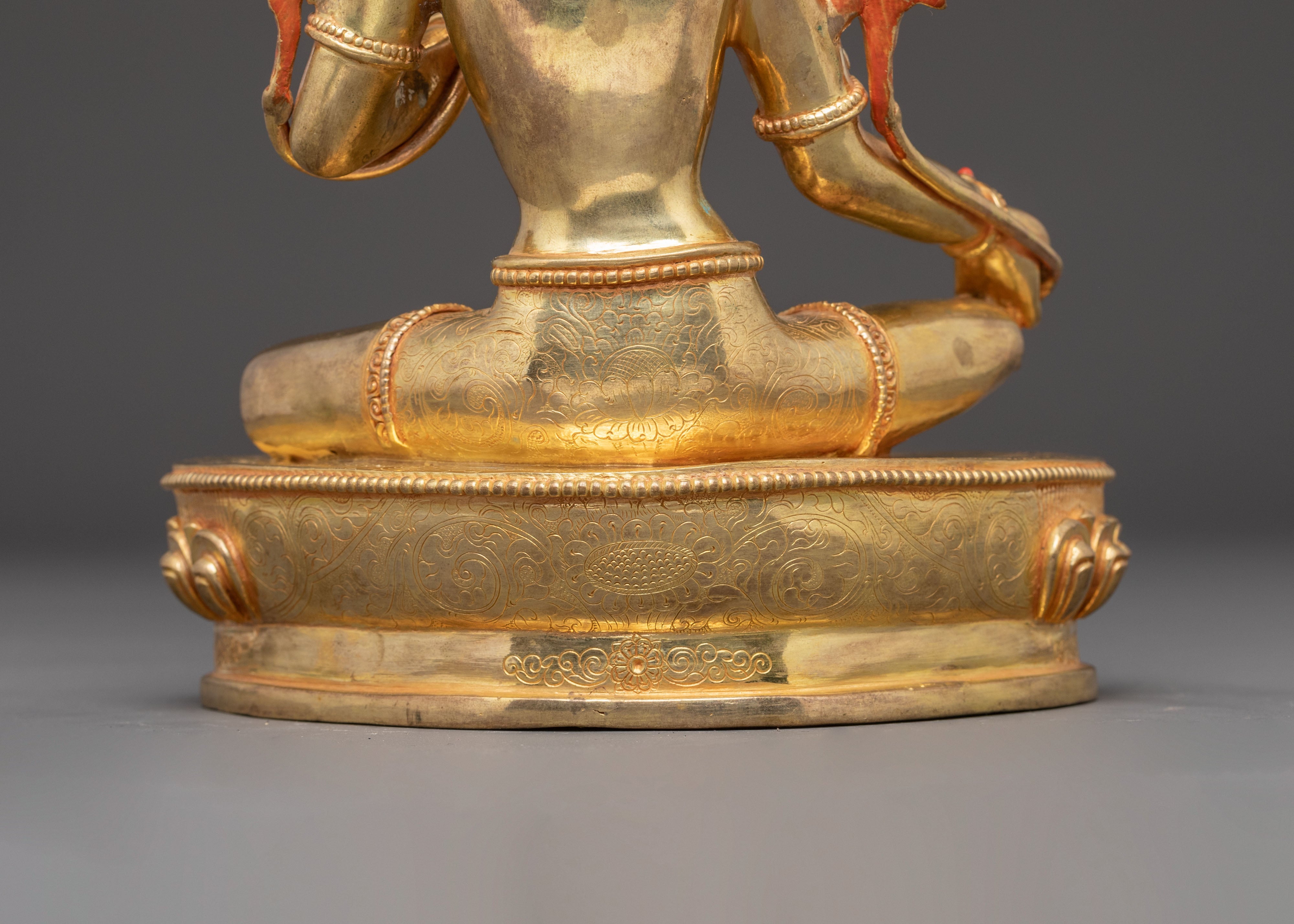 Handcrafted Shyama Tara Statue: Mother of All Buddhas