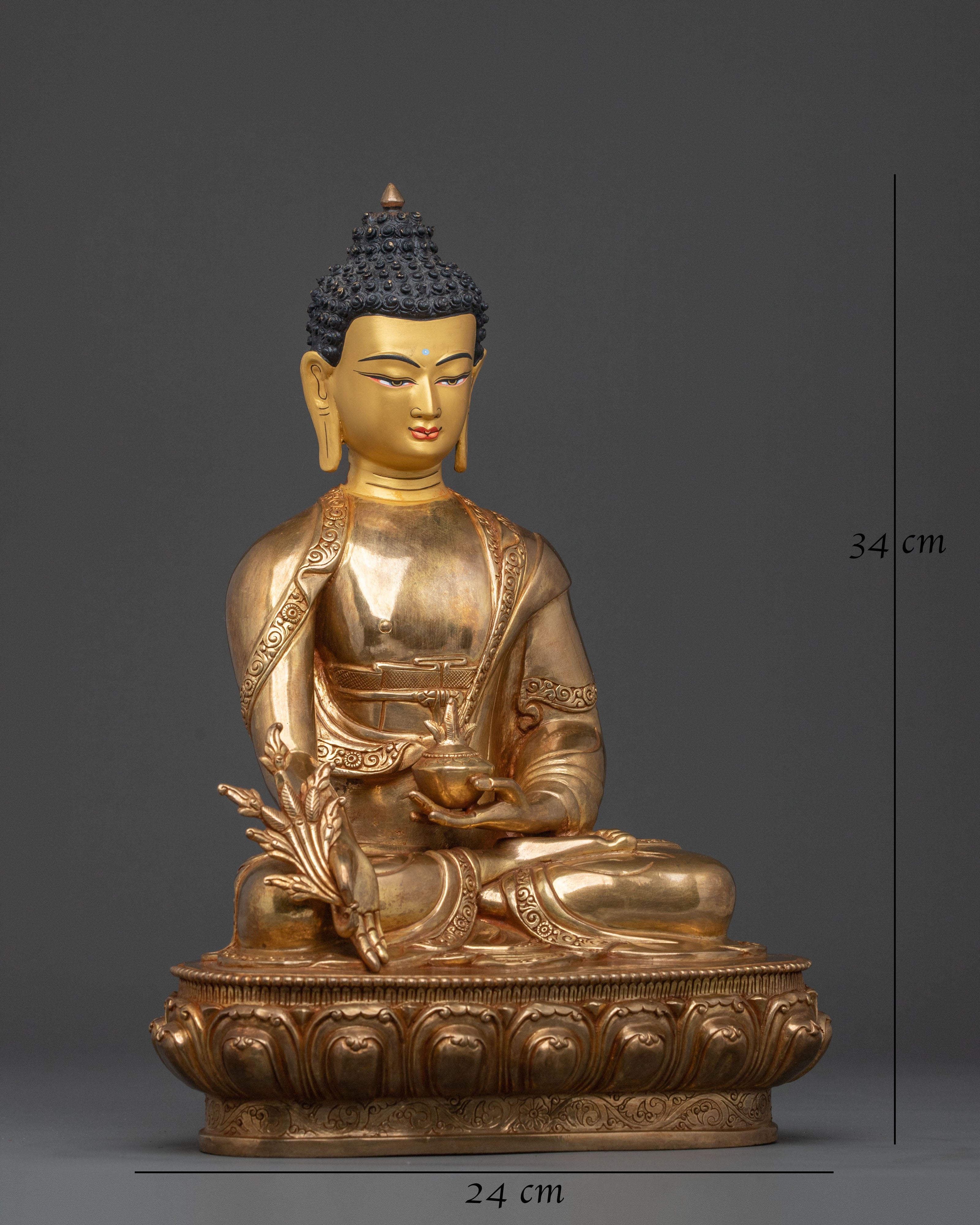 Medicine Buddha Sculpture | Healing Figurine