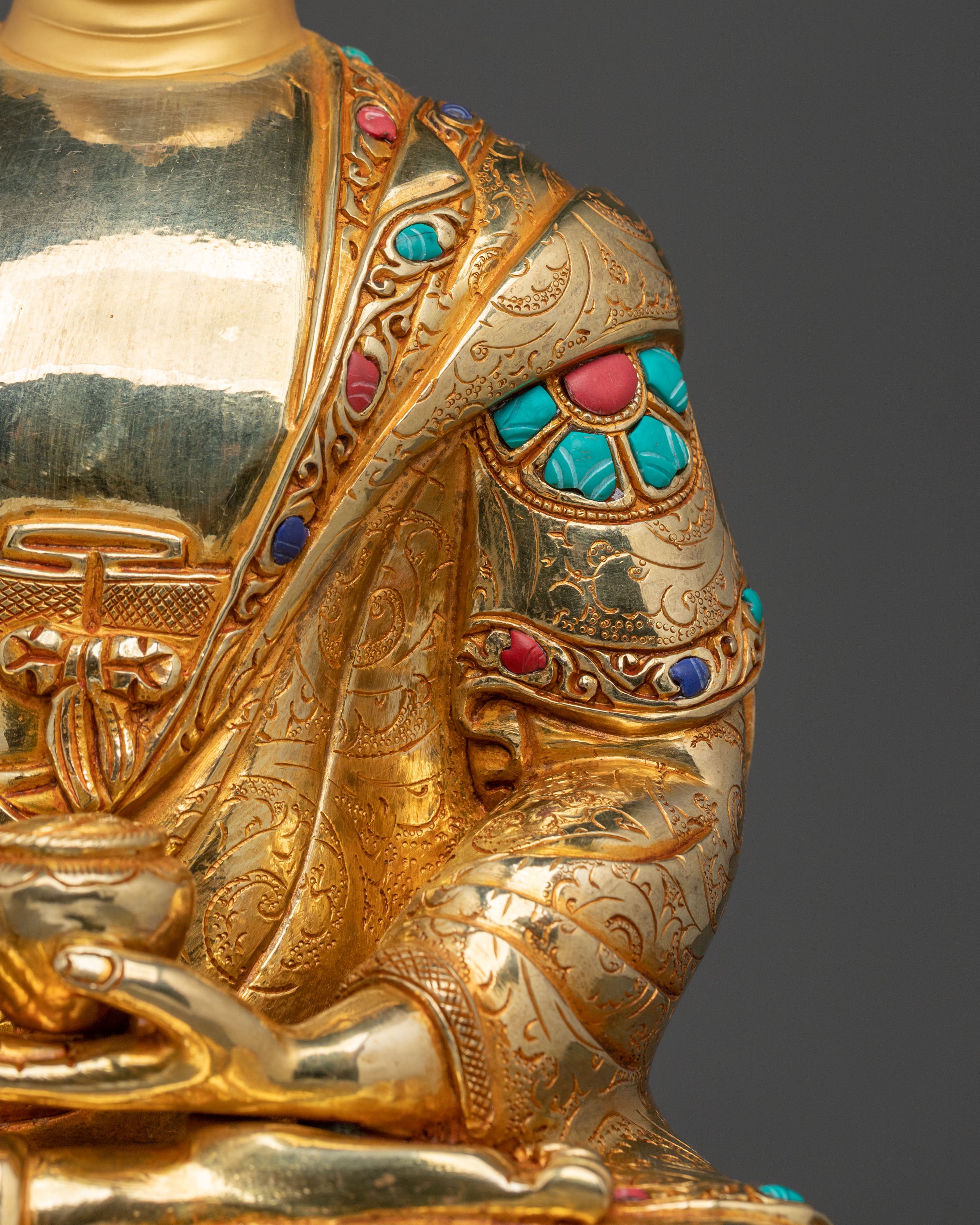 Tibetan Shakyamuni Buddha Altar Statue | Historical Buddha of Enlightenment