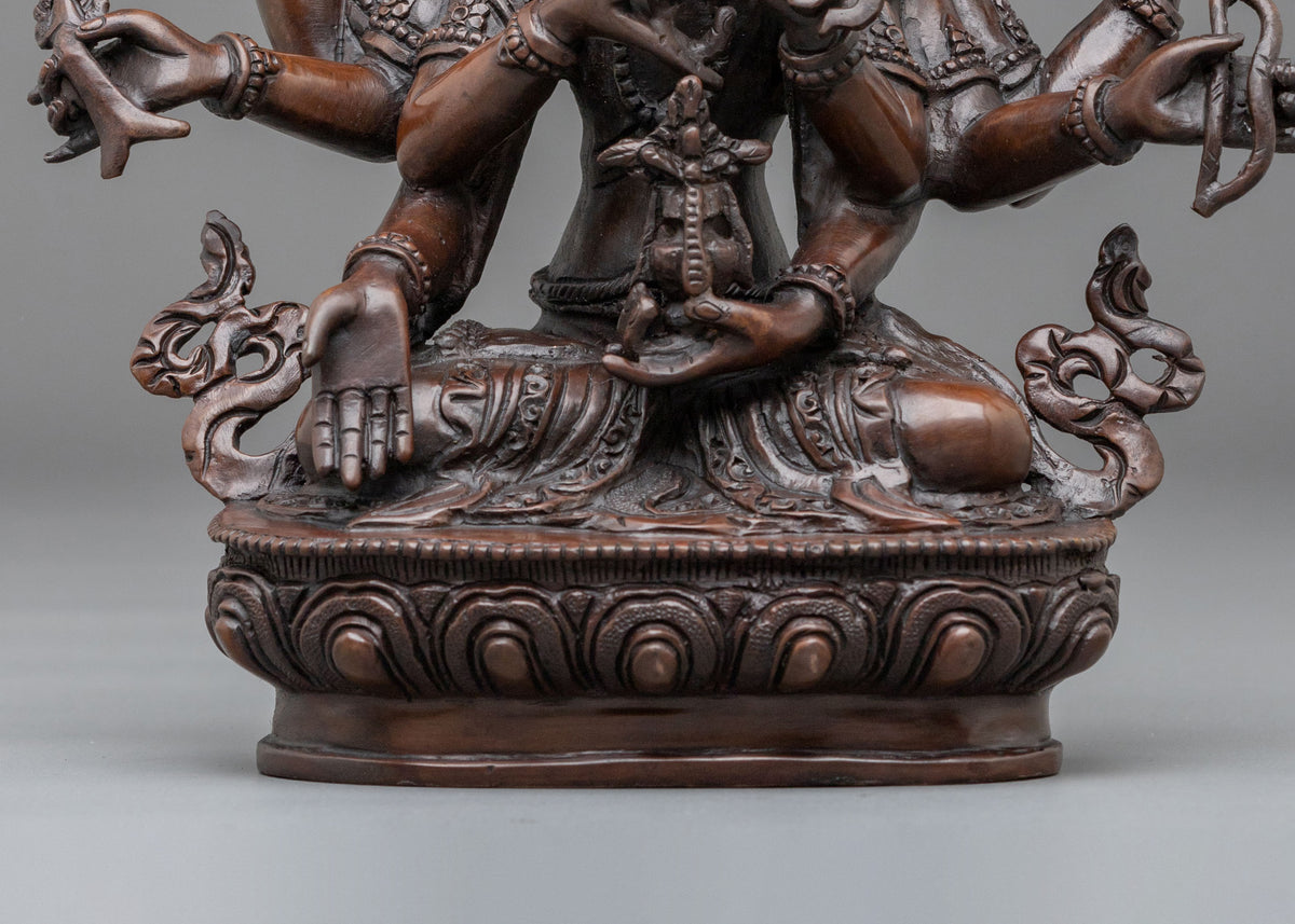 Handcrafted Namgyalma Oxidized Statue | Home Decor