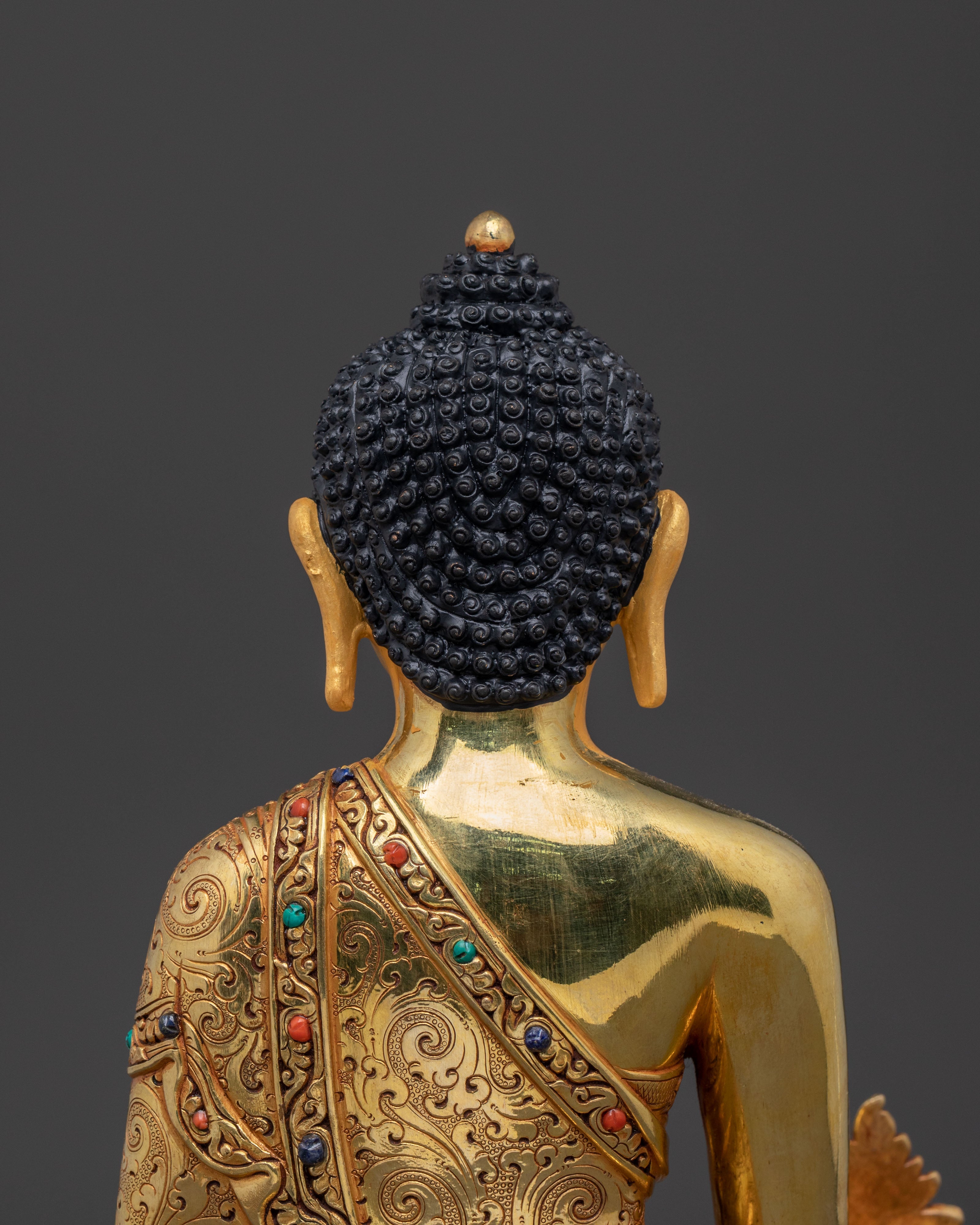 Medicine Buddha Golden Figurine | Spiritual Healing