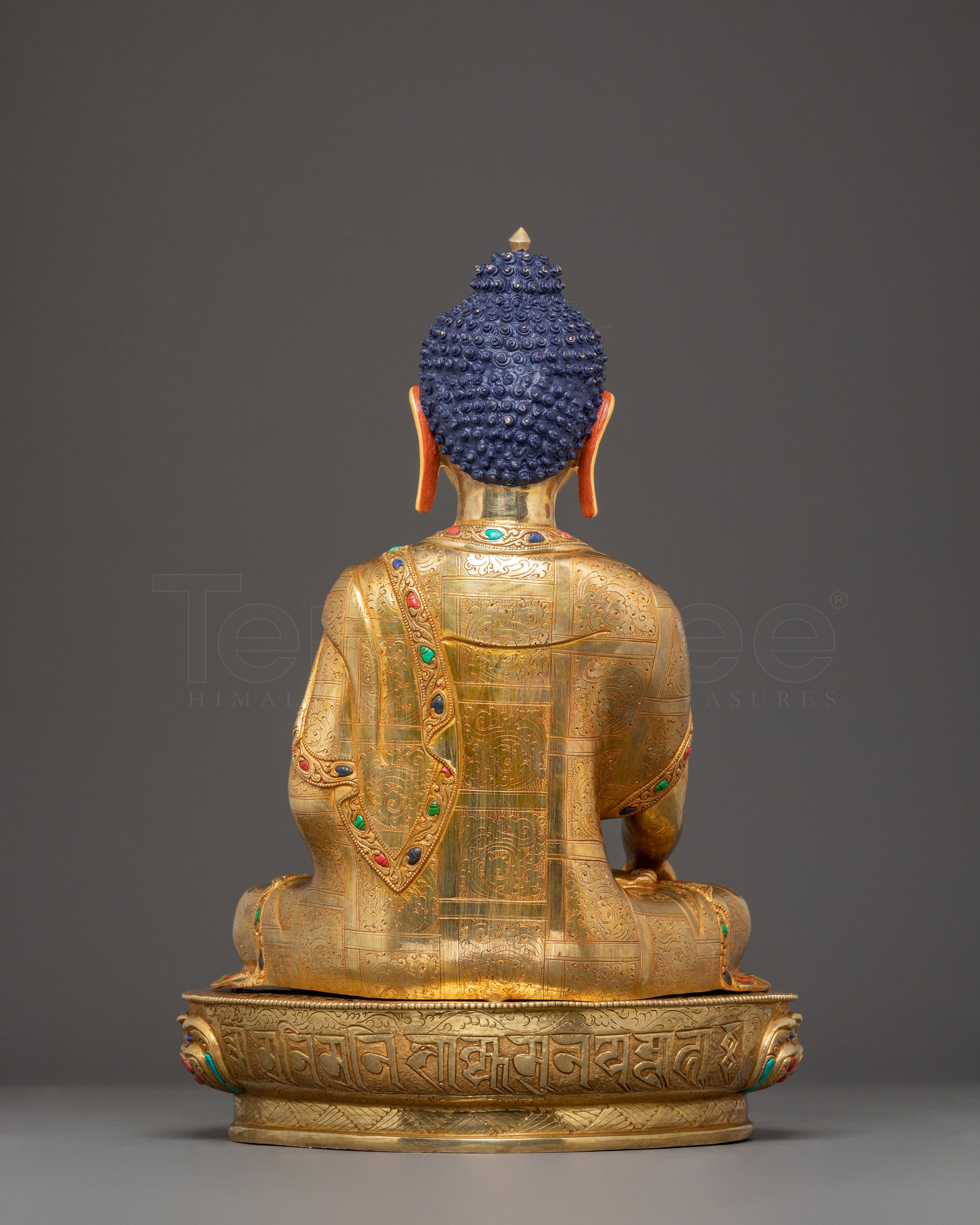 Buddha Shakyamuni 24K Gold-Gilded Statue | Radiant Enlightenment