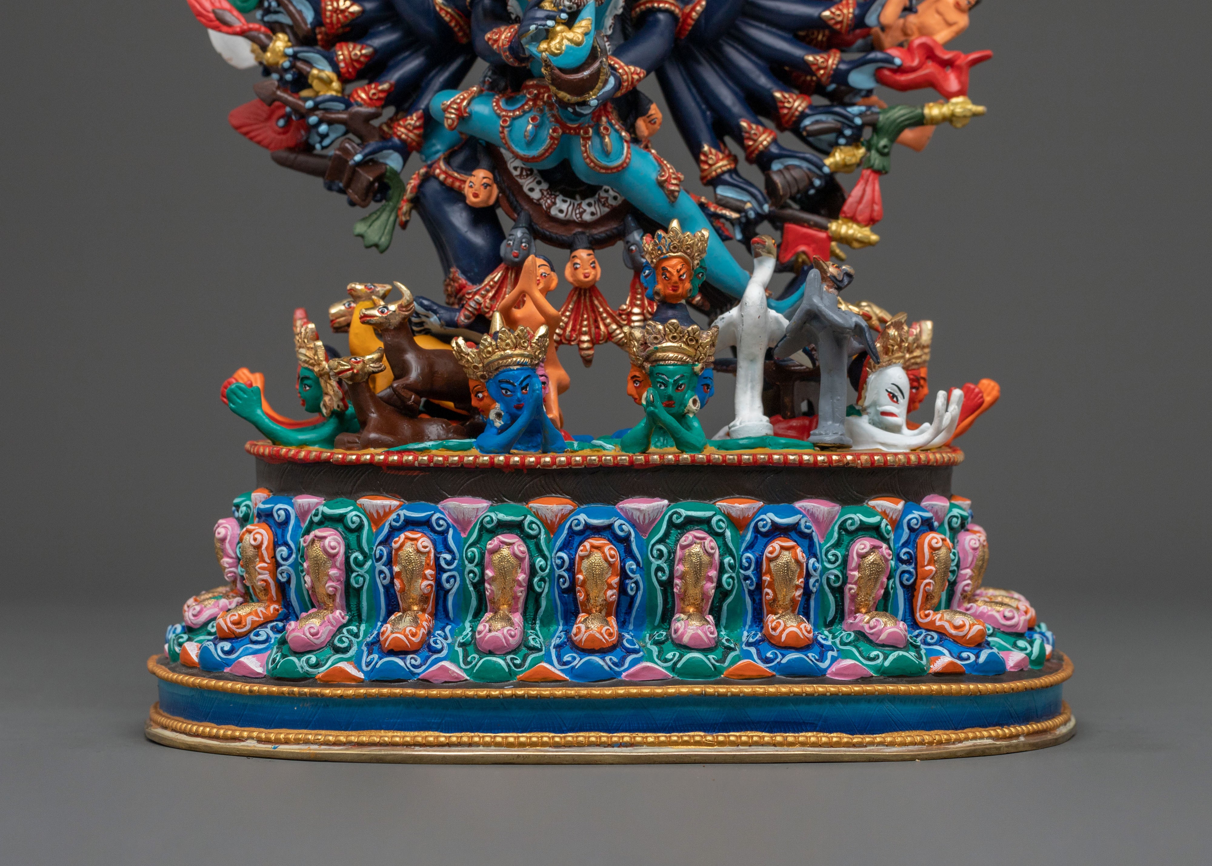 Yamantaka Wrathful Sculpture | Wrathful Guardian of Dharma