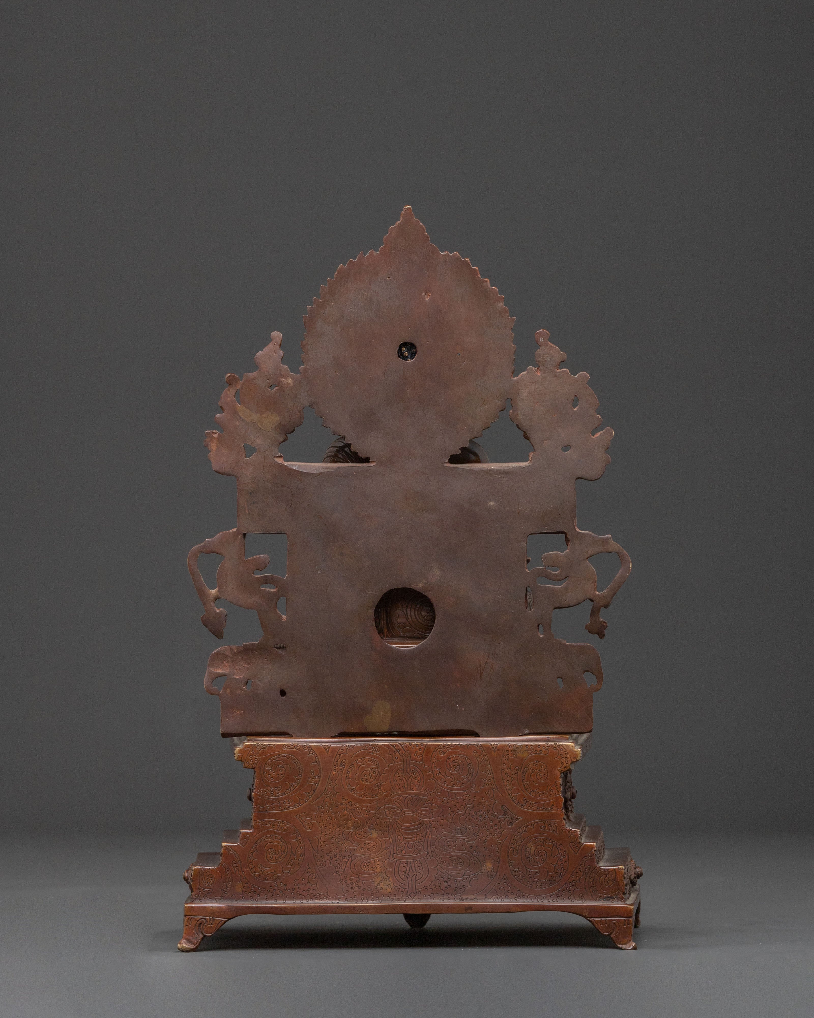 Sangye Menla Spiritual Figure | Oxidized Copper Body