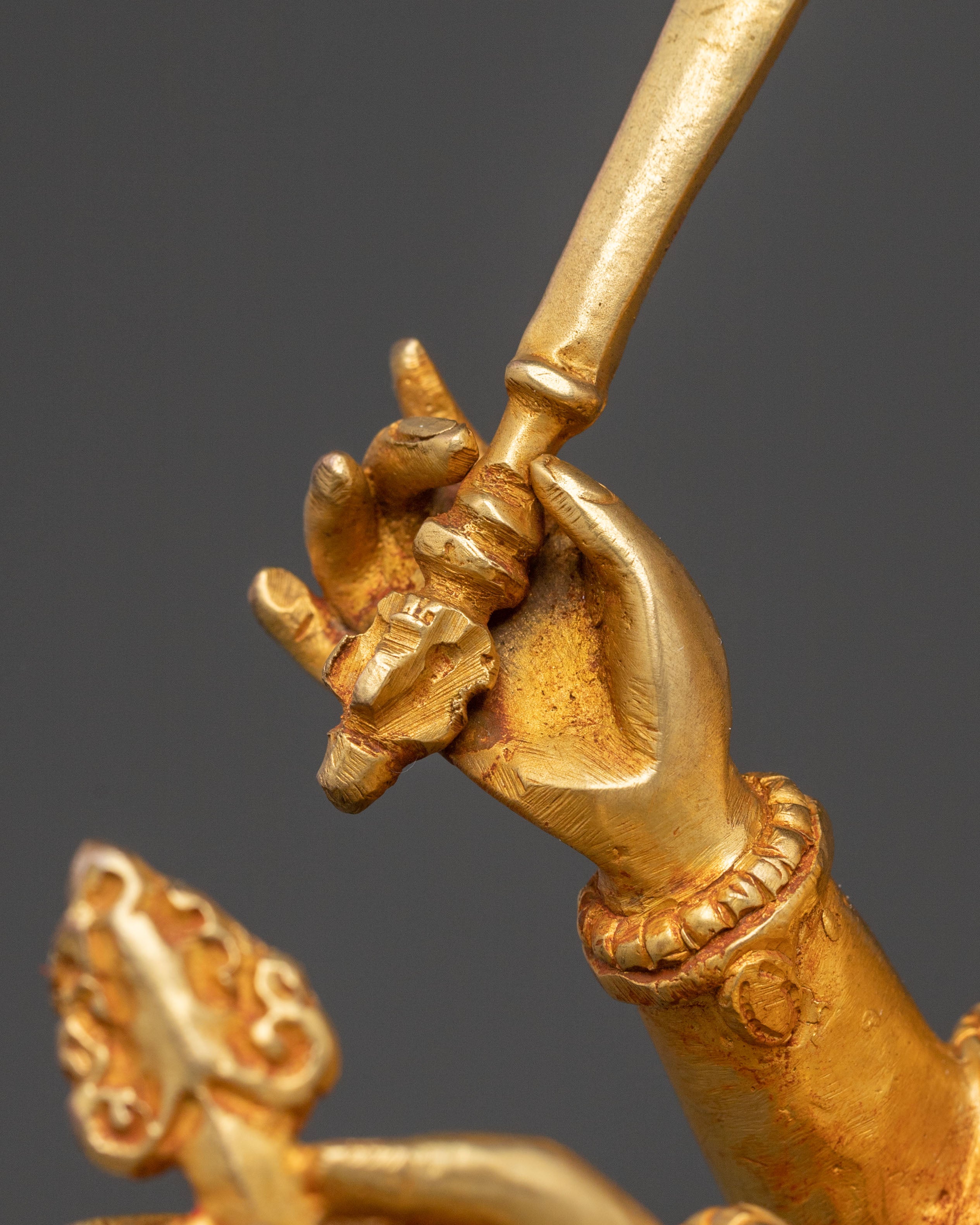Maha Vajrasattva | 24K Gold Gilded Sculpture