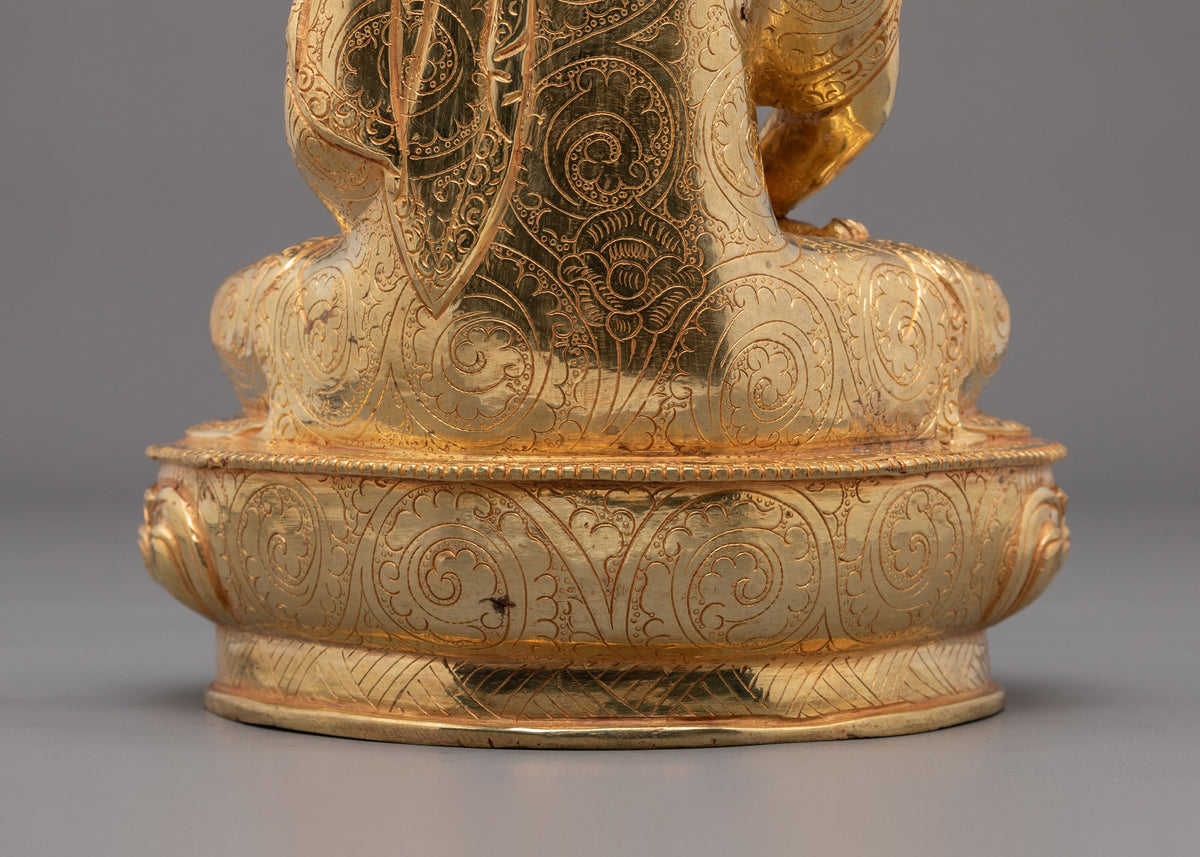 Handmade Amitabha Buddha Copper Sculpture