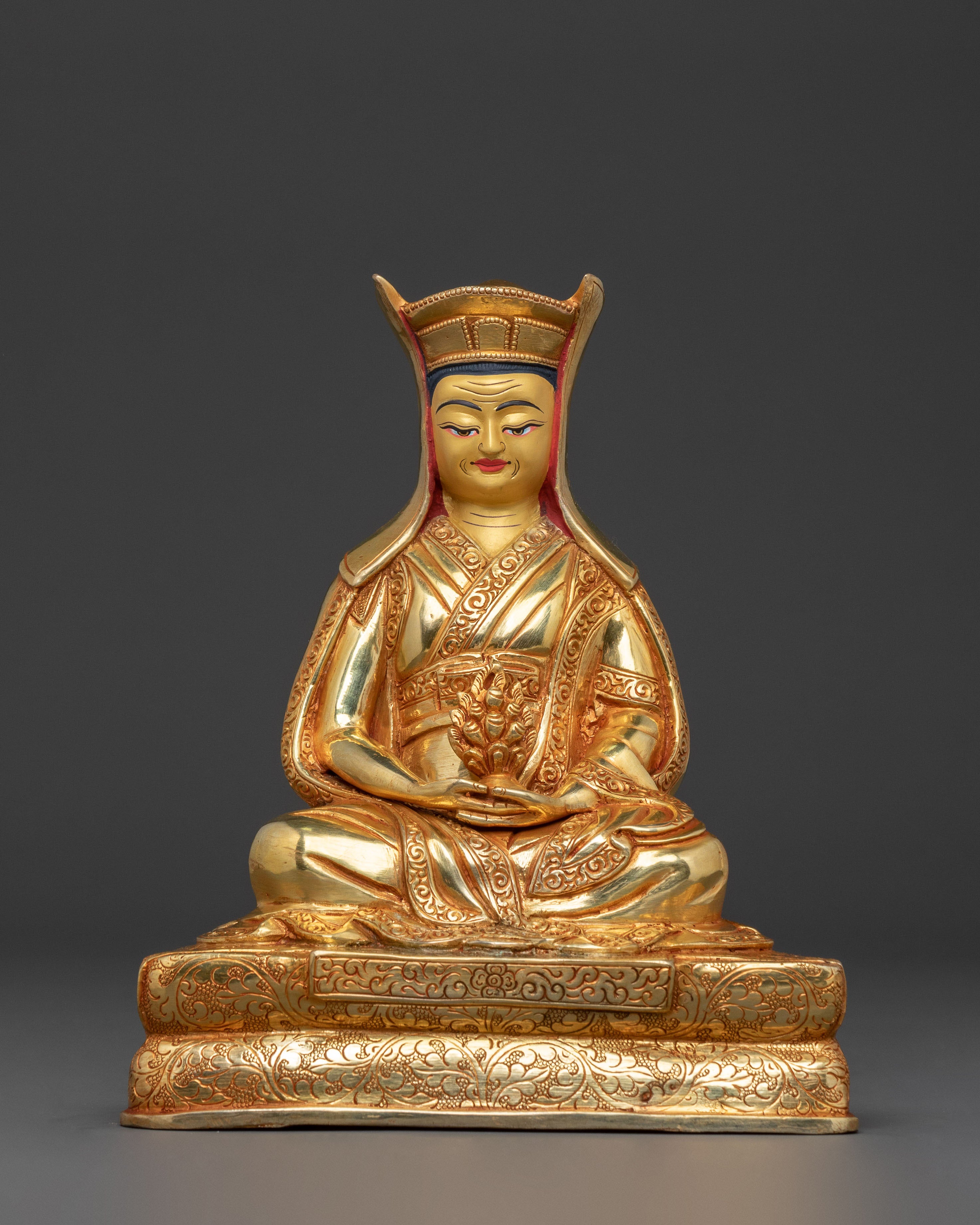 Handcrafted Kagyu Master Statue Set | Divine Figures