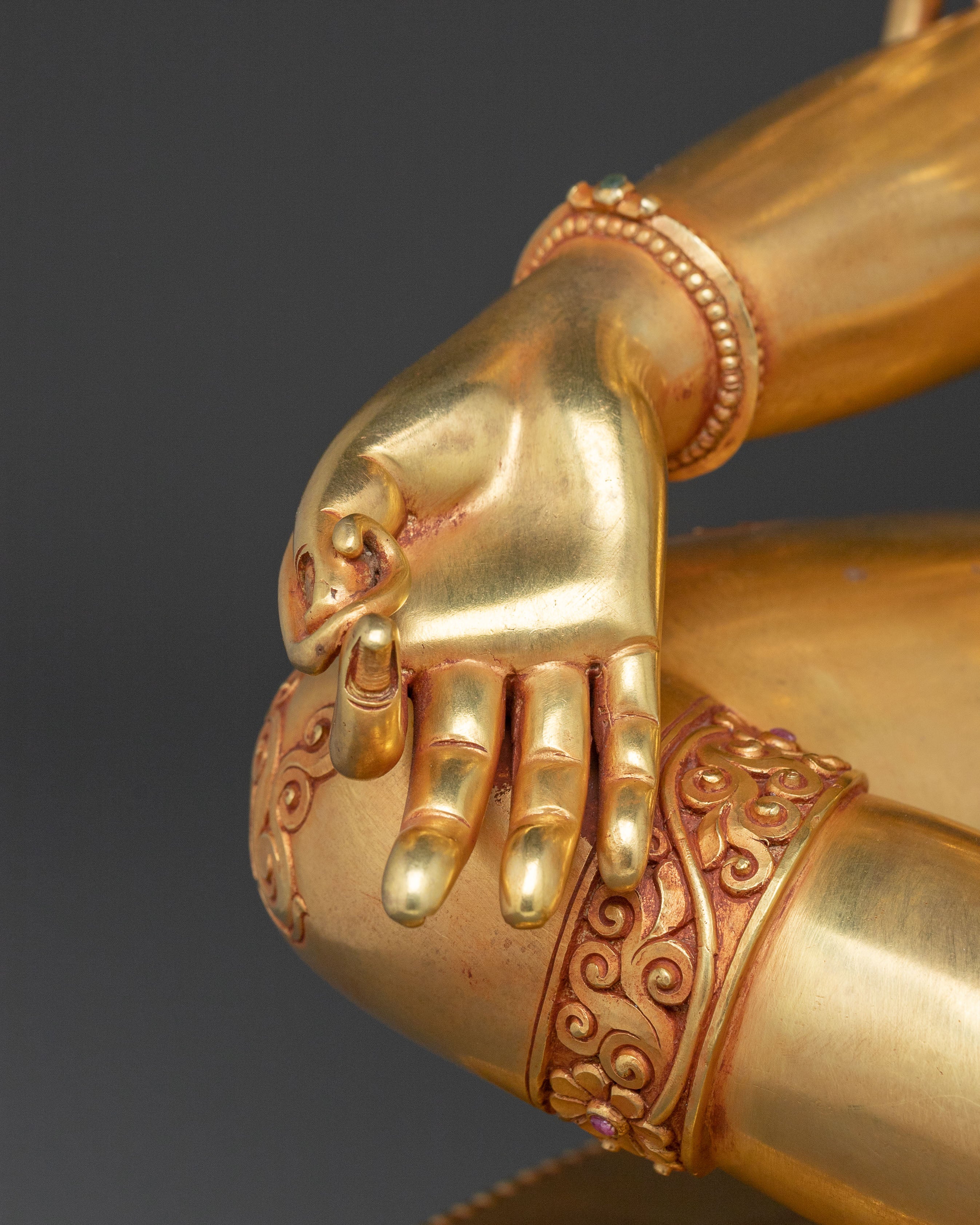 Mother Green Tara Traditional Figure: Altar Decor