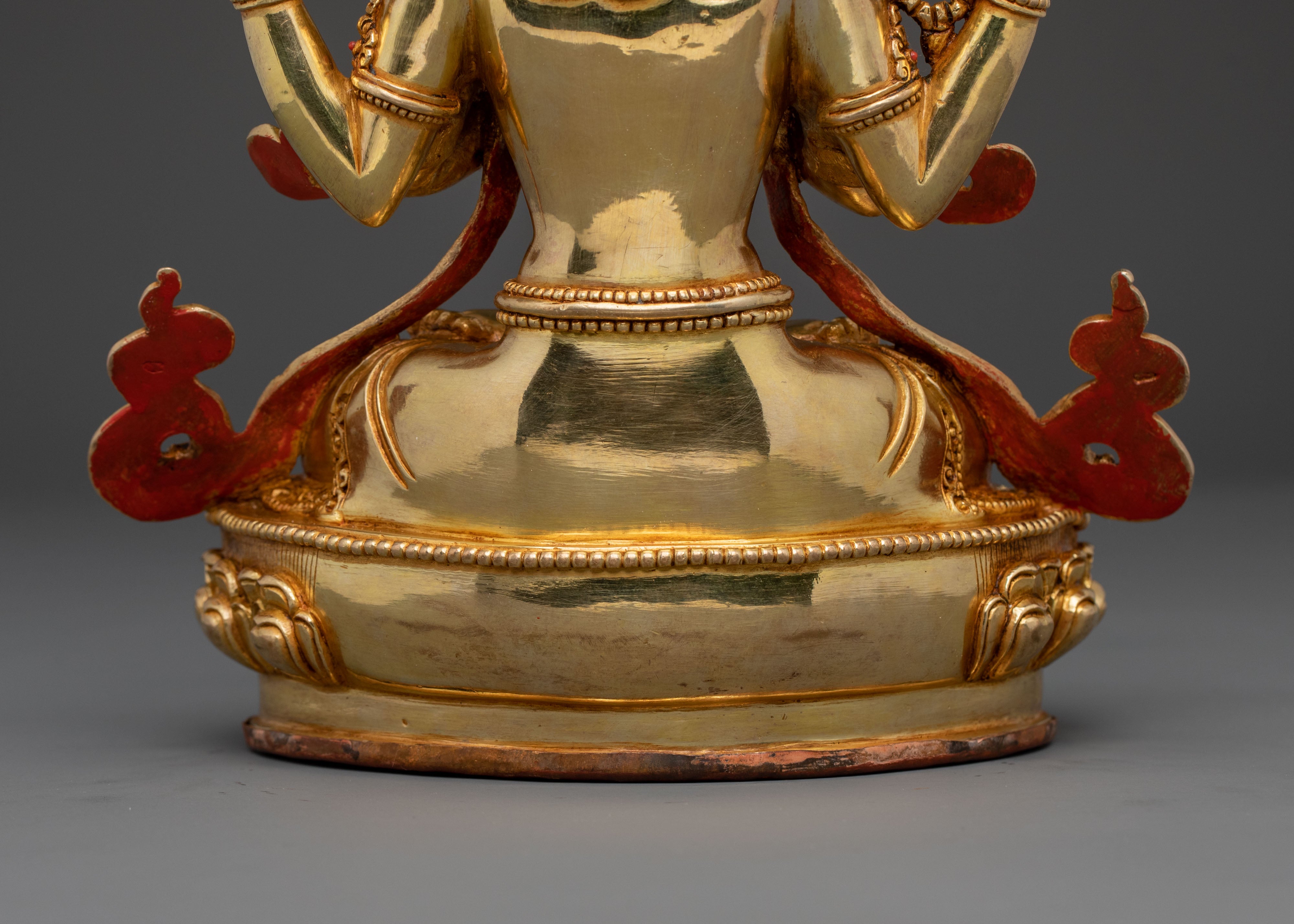 Chenrezig Statue | 24k Gold Gilded Bodhisattva